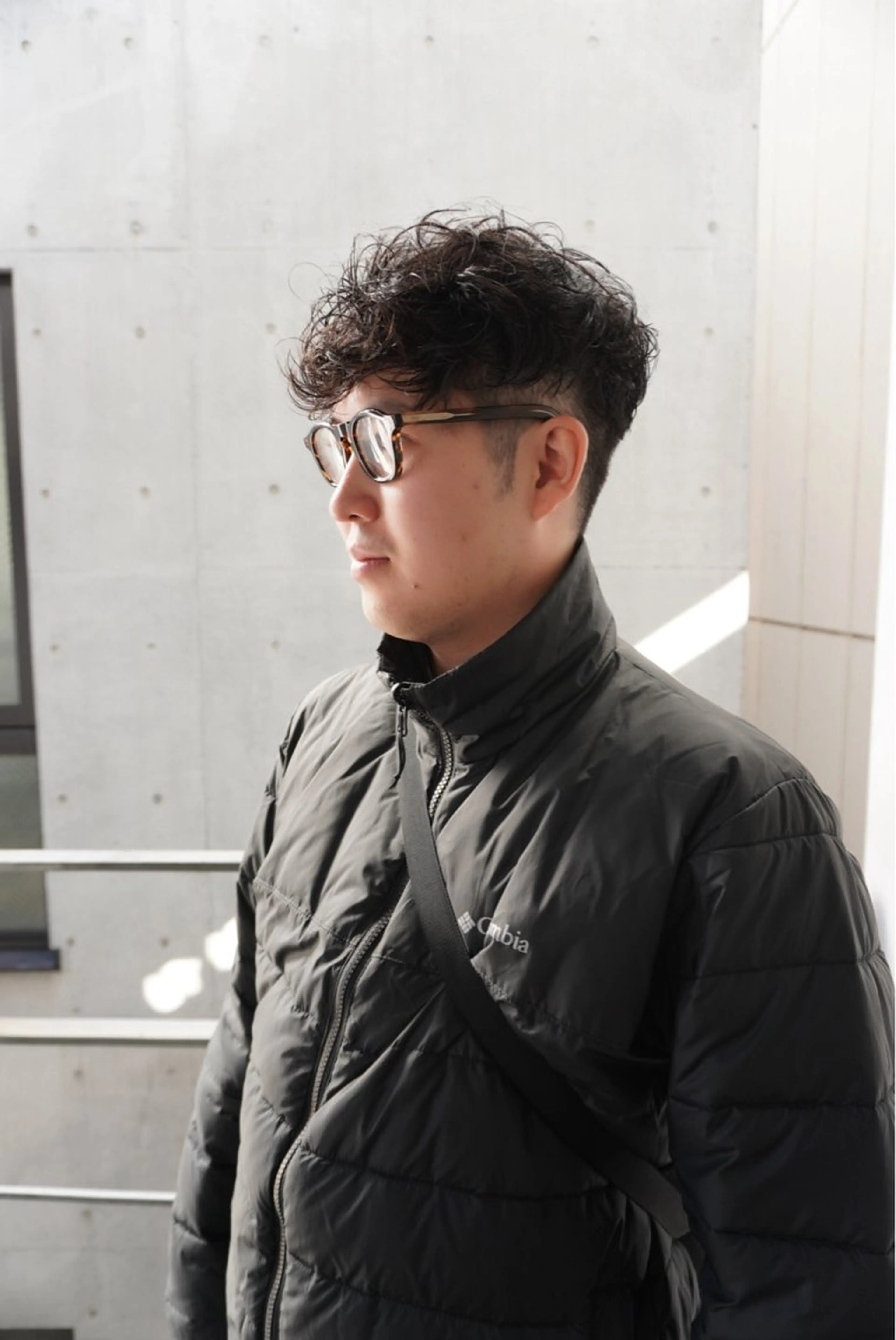 ミディアム パーマ メンズ 刈り上げ benji仙台所属・KOKI/ ボブ/ パーマ/透明感カラーのヘアスタイル