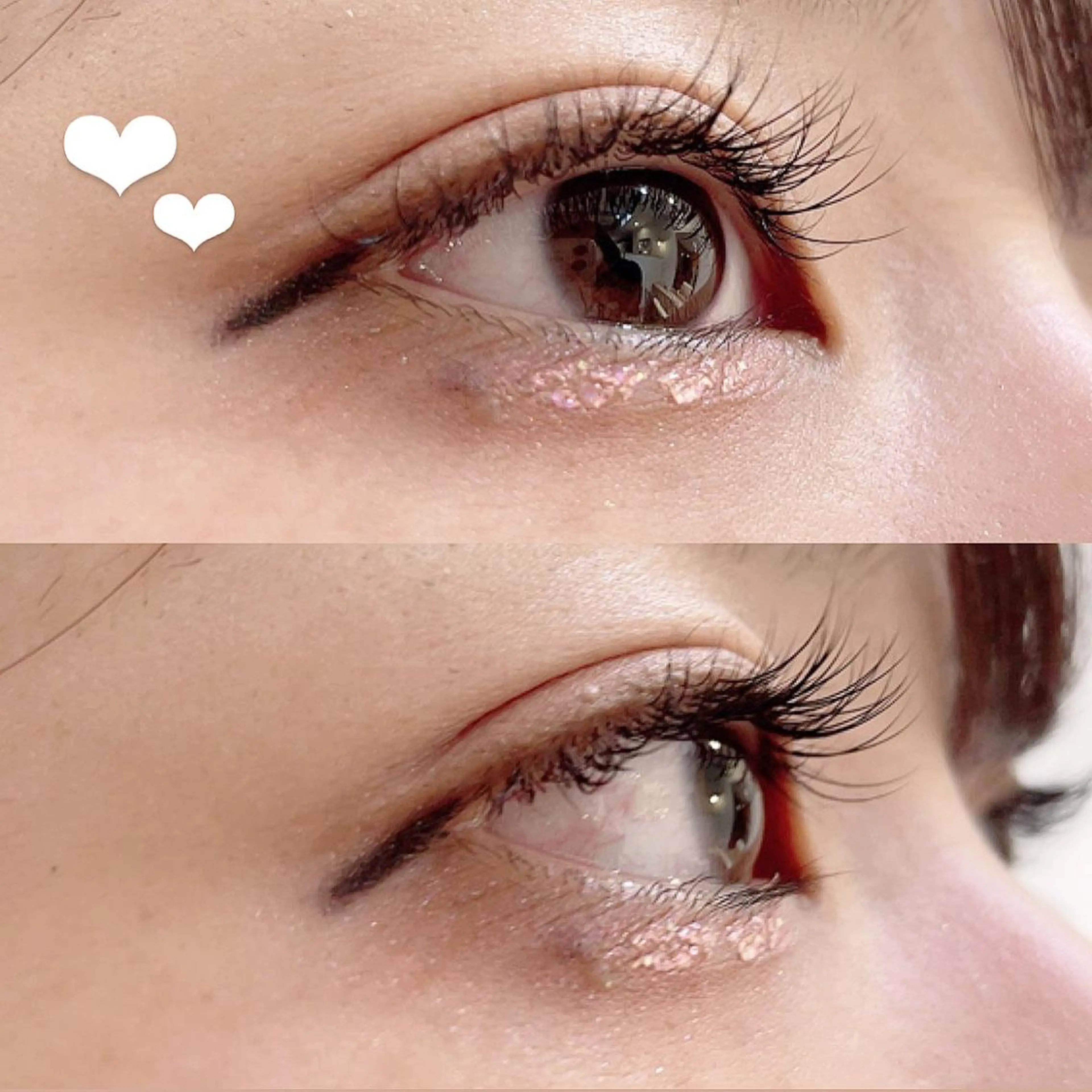 🌈ナチュラルにしたい方🌈オフ、コーティング無料‼️‼️マツエク100本までつけ放題❤️の写真