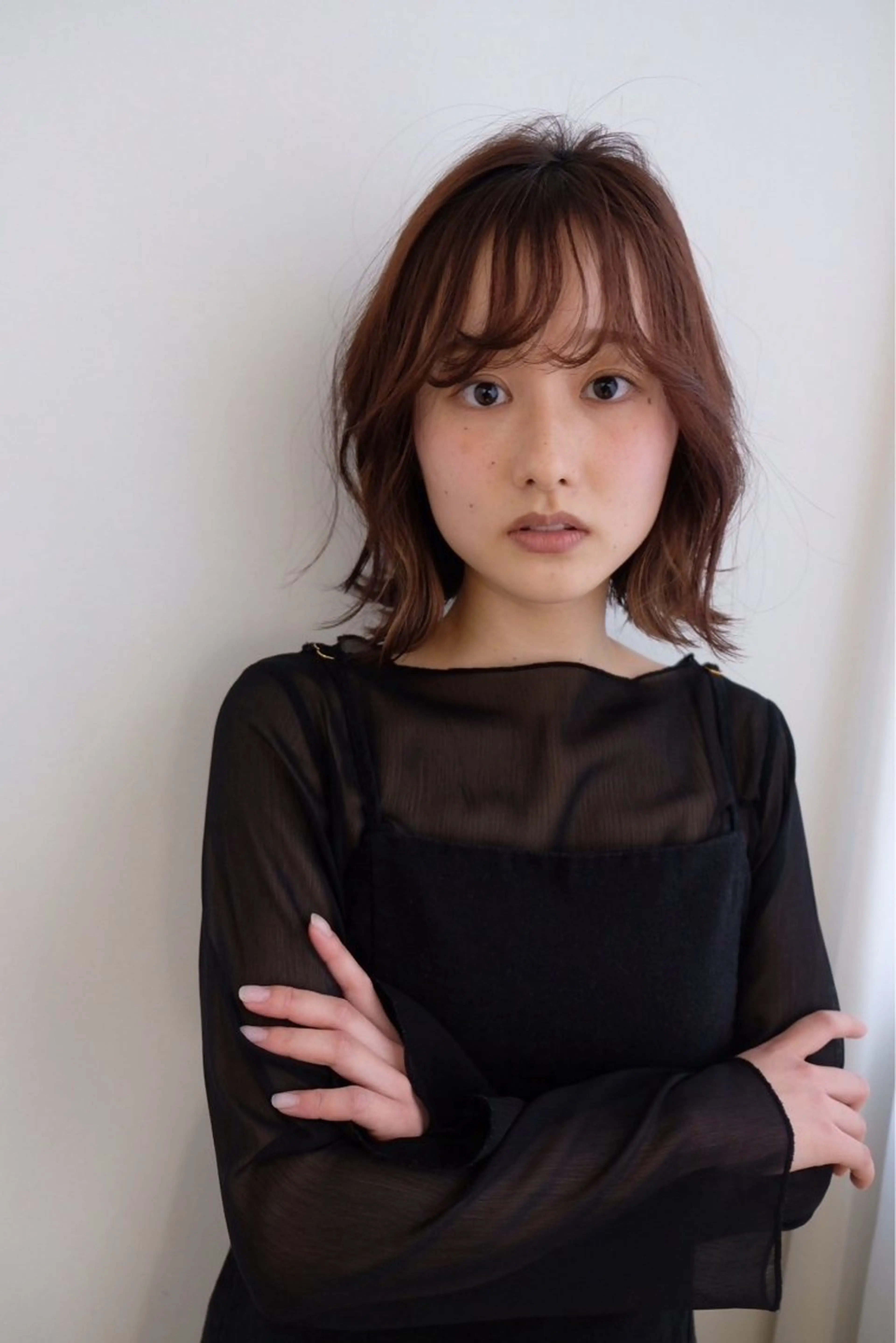 ミディアム ippo アカデミーのヘアスタイル