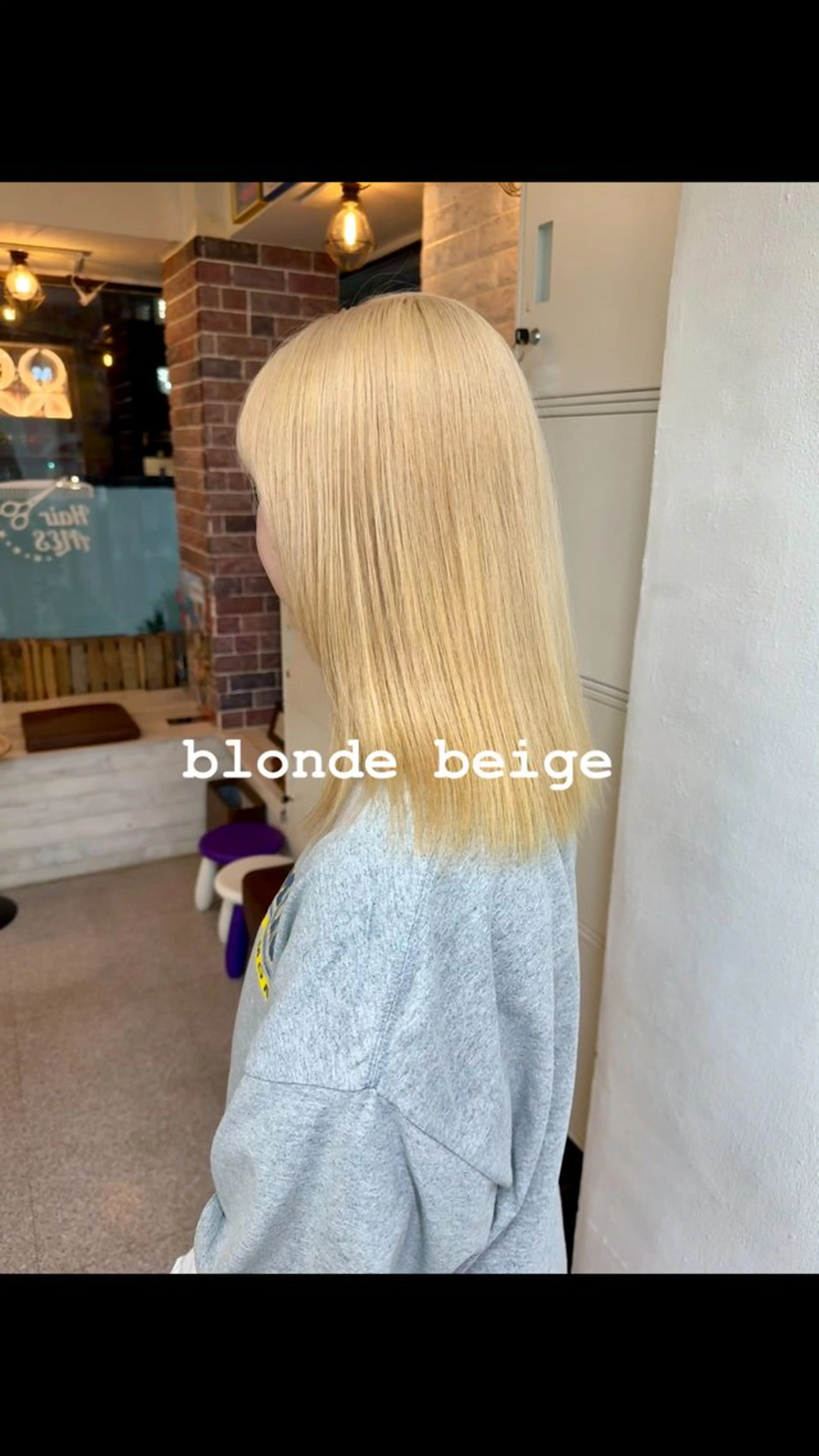 ミディアム カラー カット ヘアカラー トリートメント レイヤーウルフ エクステ磯部のヘアスタイル