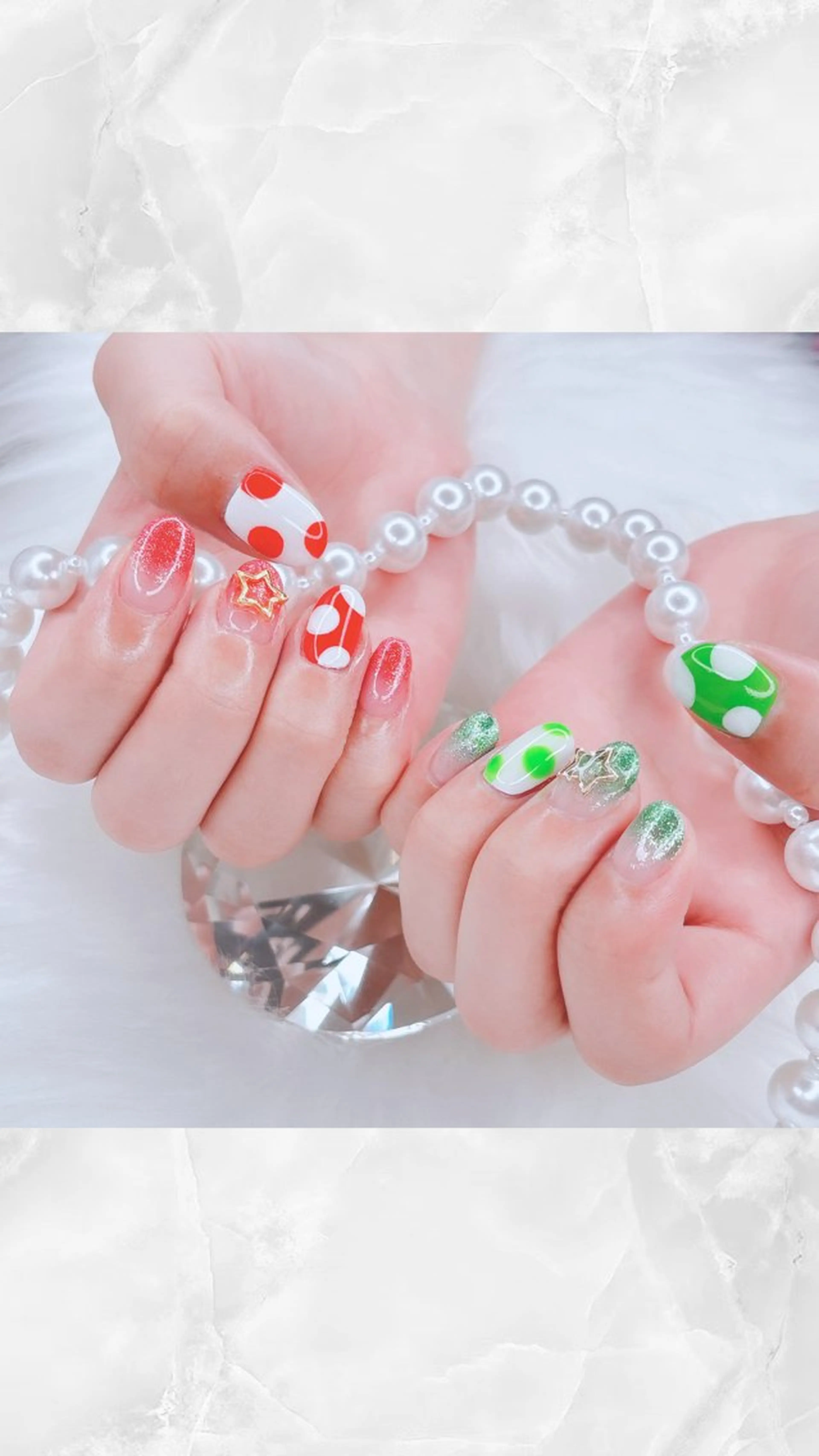 ネイル アートネイル Me19🕊️‎🤍 yuriのネイルデザイン