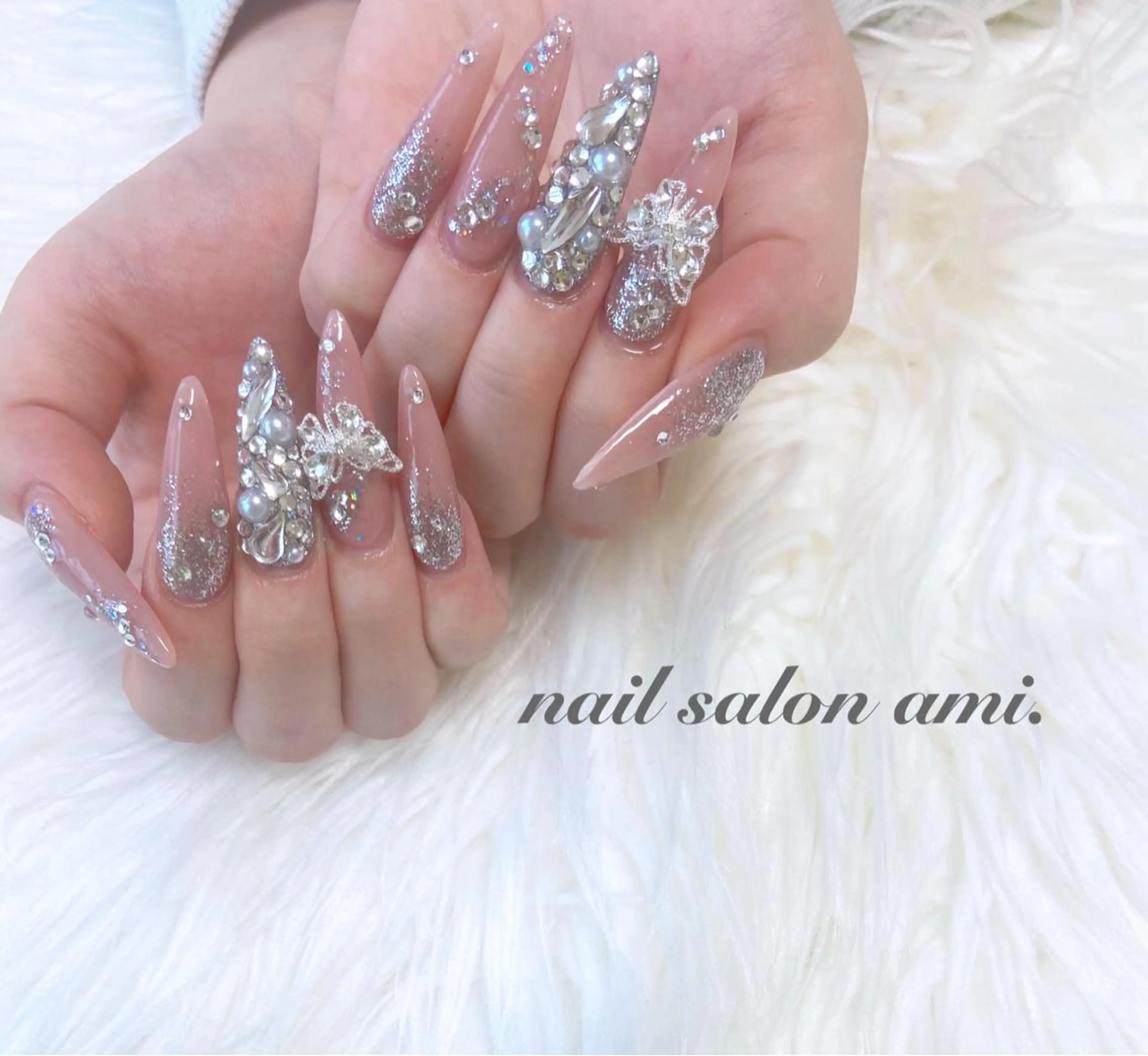 ロング ネイル nail salon amiのネイルデザイン