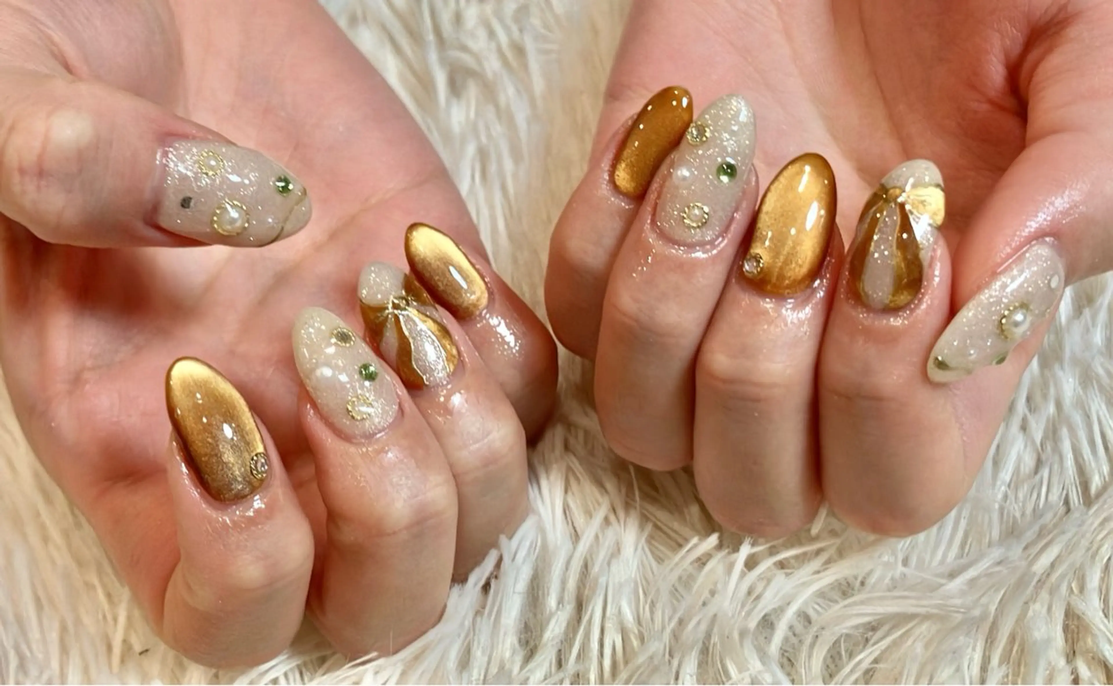 ネイル ハンドネイル たまプラーザ ANZUのネイルデザイン