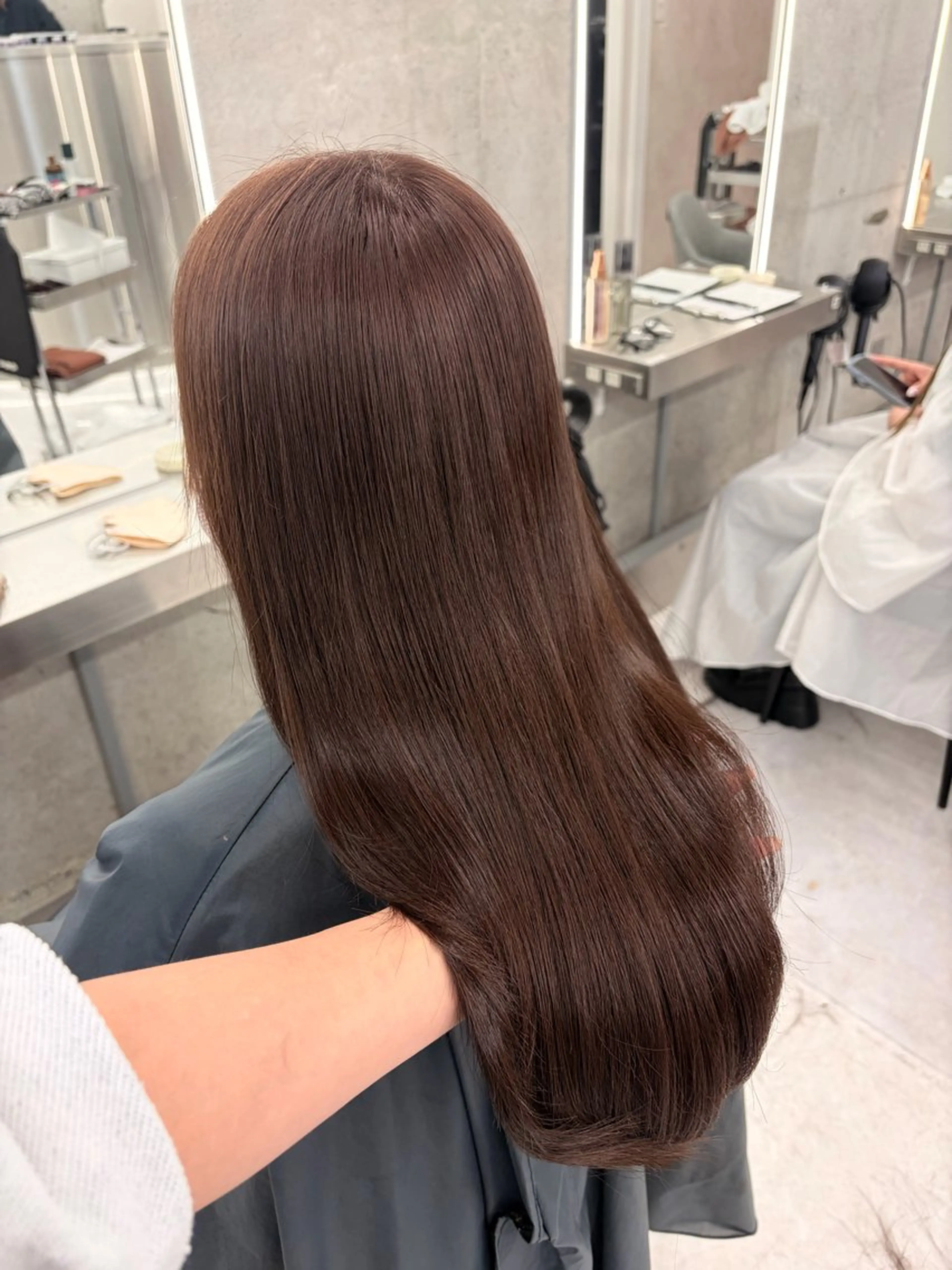 ロング カラー カット ヘアカラー カラー/エクステ 🤍ルナのヘアスタイル