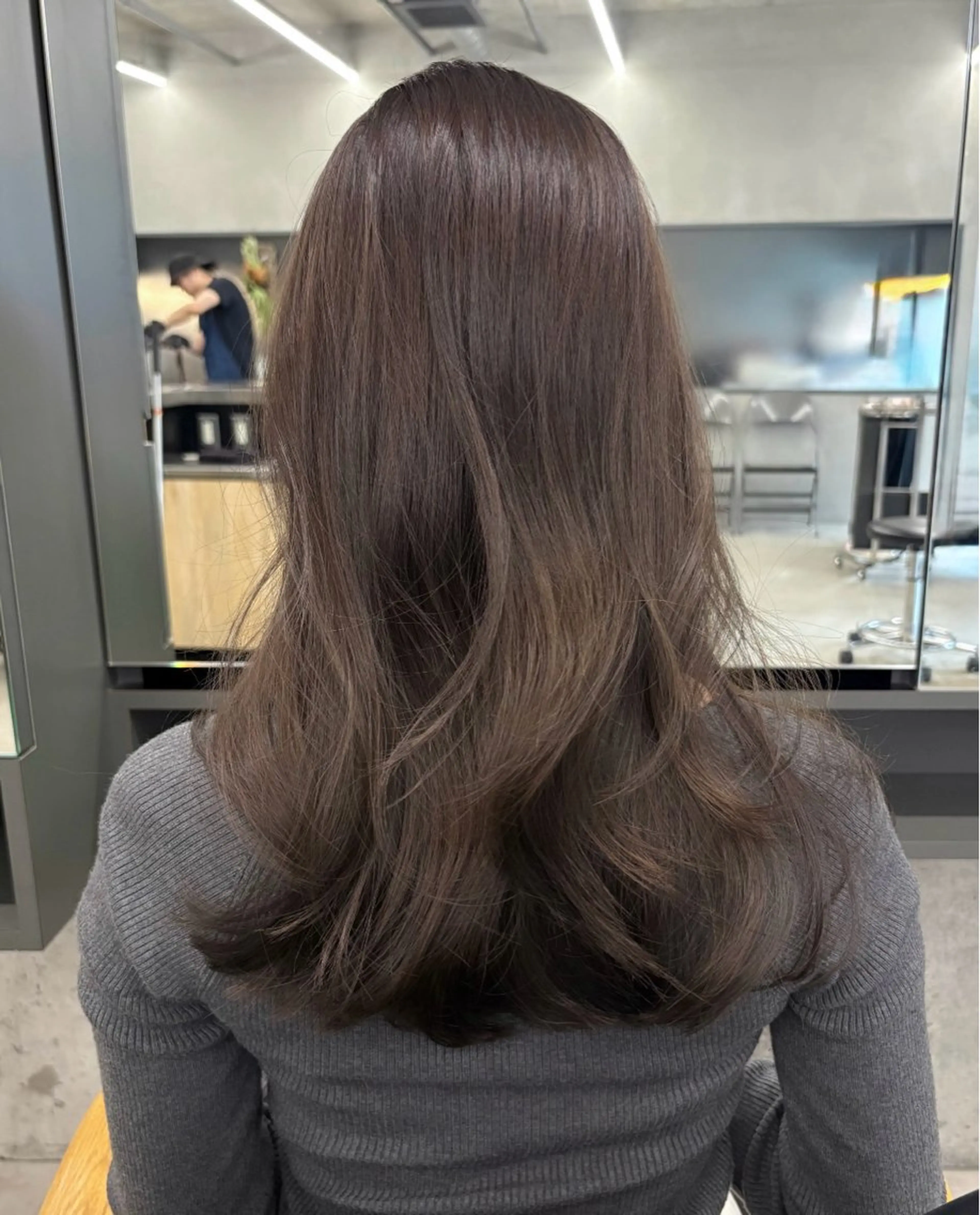 ロング カラー カット ヘアカラー トリートメント レイヤー/柔色 カラー/SAkiのヘアスタイル