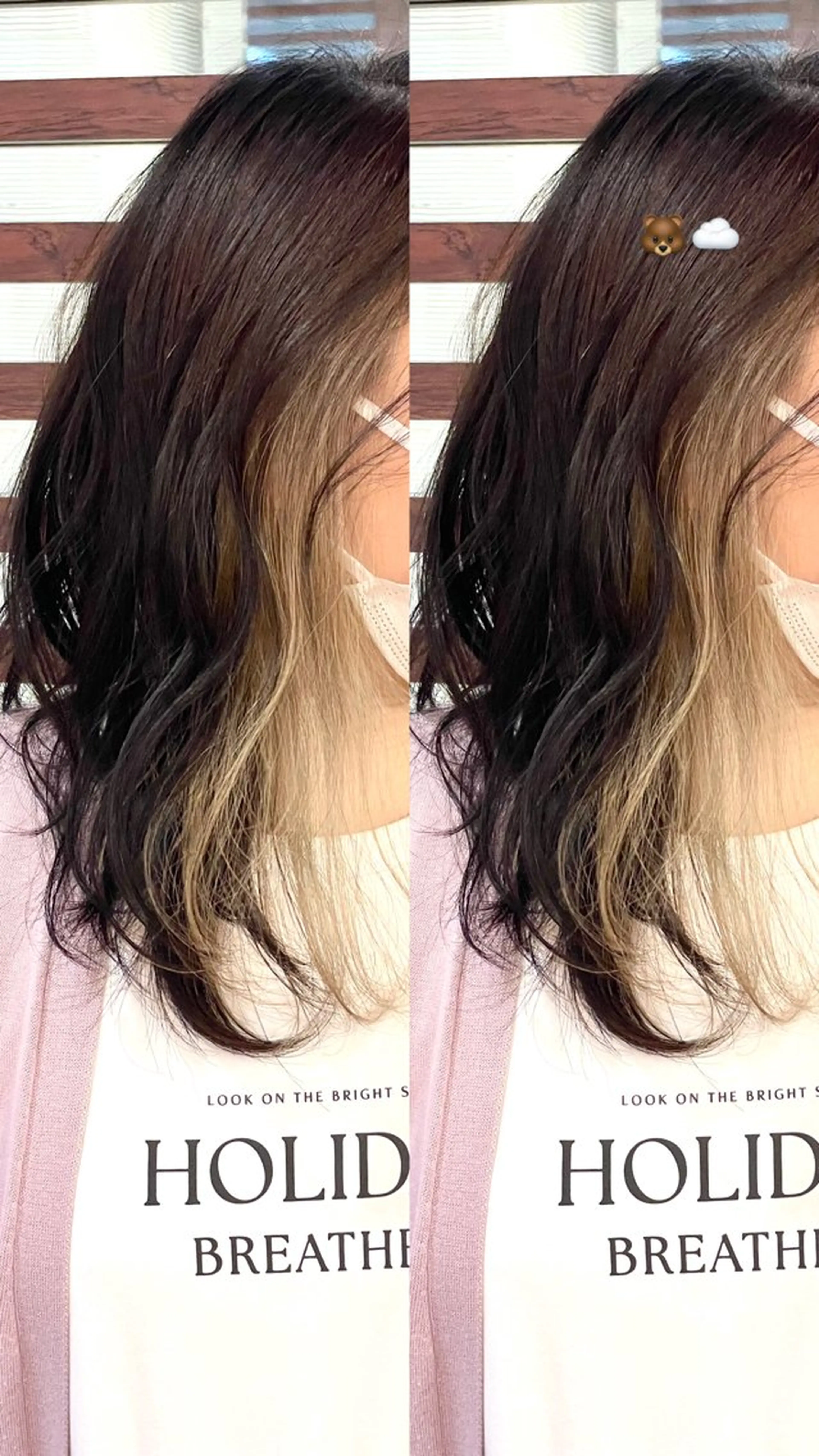 ミディアム ヘアカラー アリヤマ メイカのヘアスタイル