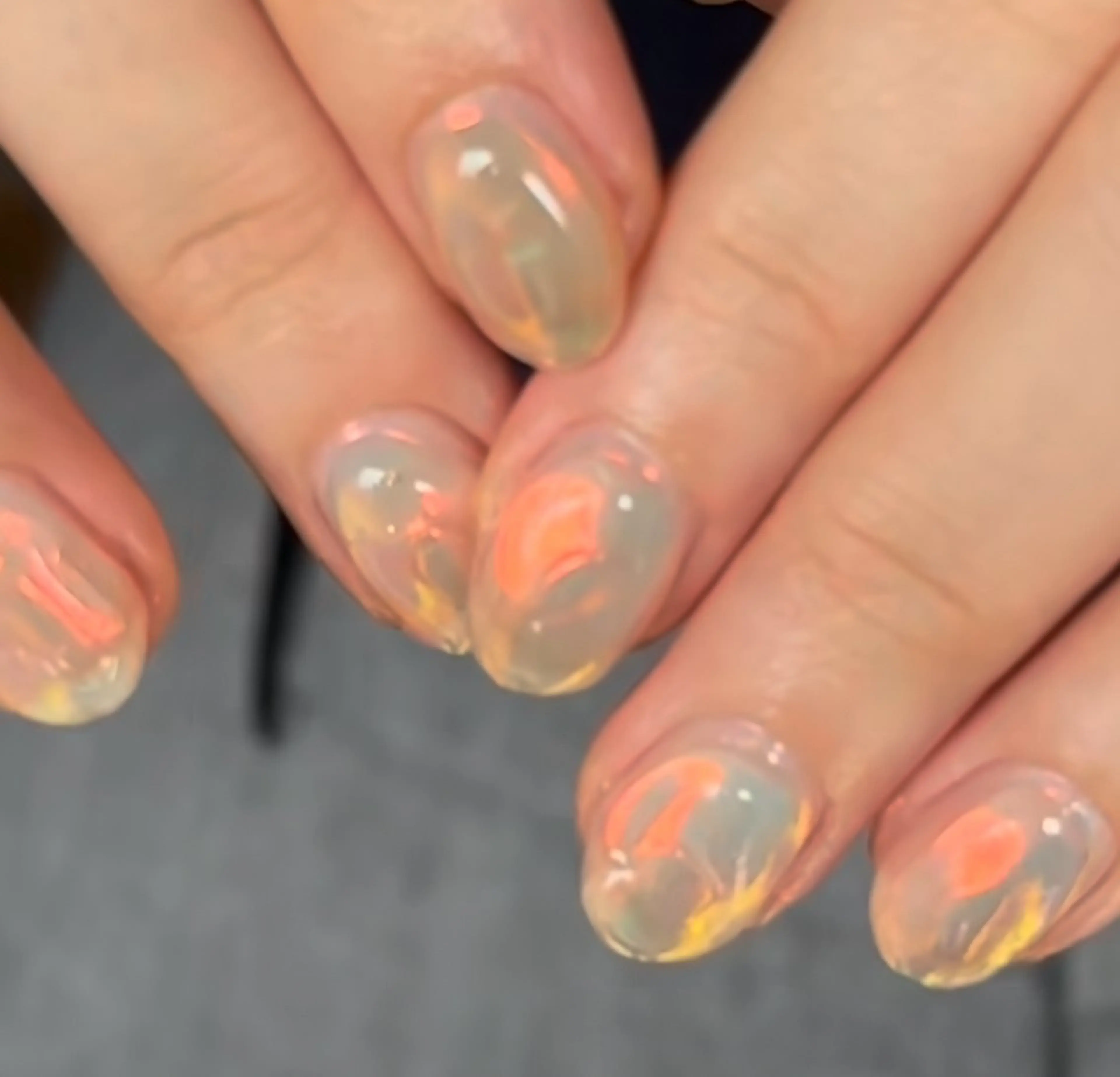 ネイル アートネイル フラワーネイル フットネイル フレンチネイル グラデーション Seemly 千田町店所属・フラワーパラジェル 🌸シームリーエミのネイルデザイン