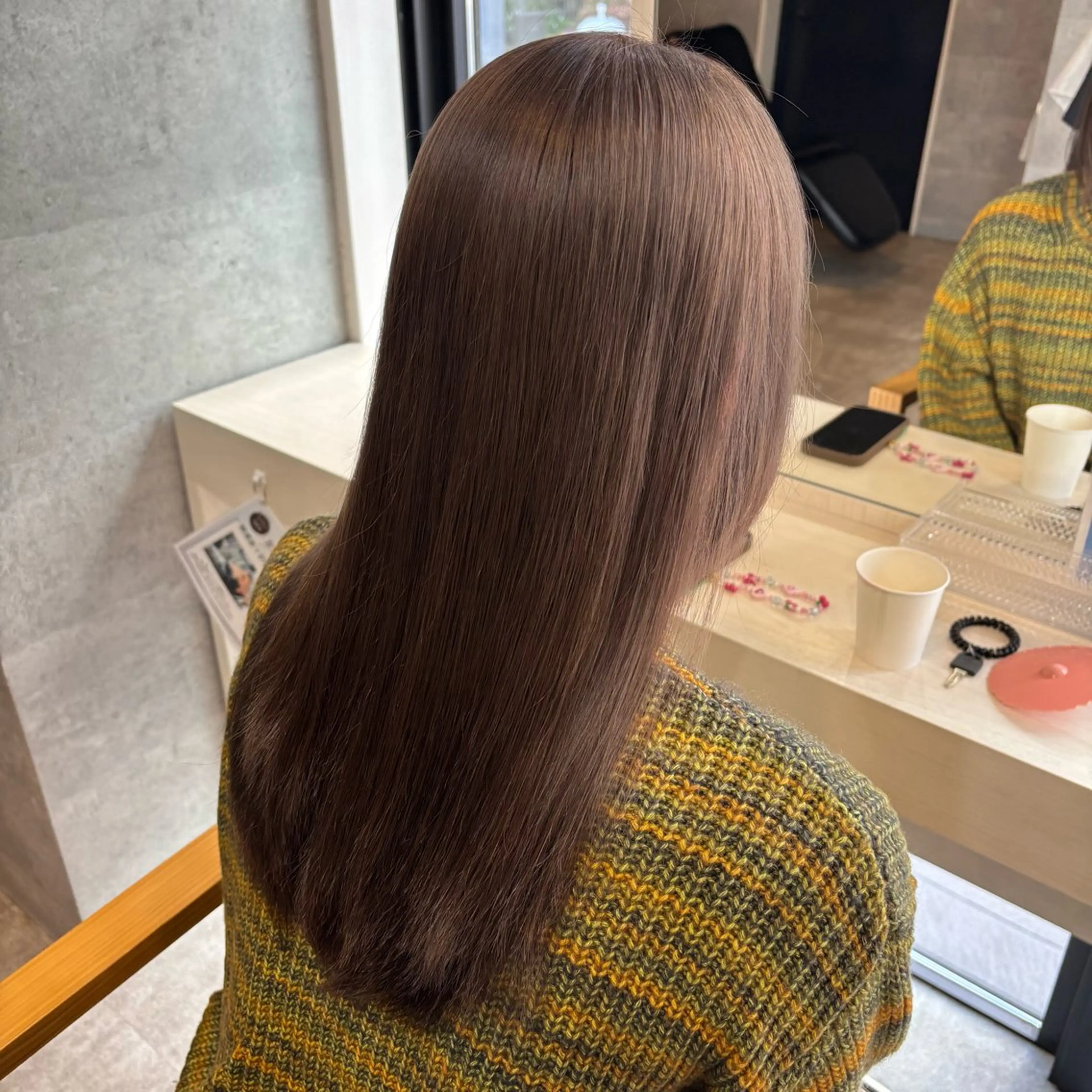 セミロング カラー ヘアカラー La luna所属・🐘おおうちみお🐘 /🍎暖色カラー🌸のヘアスタイル