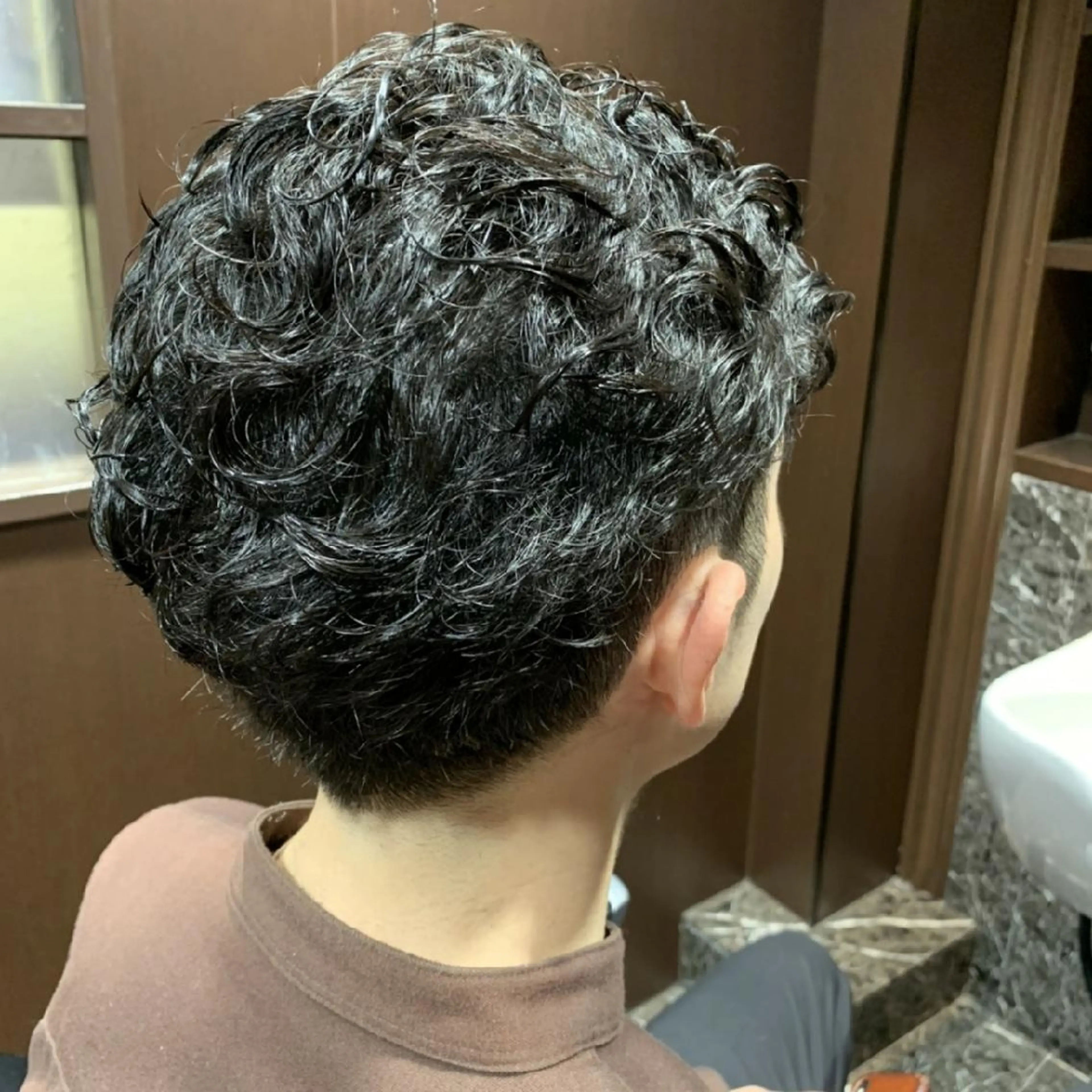 パーマ 餘野 翔舞のヘアスタイル