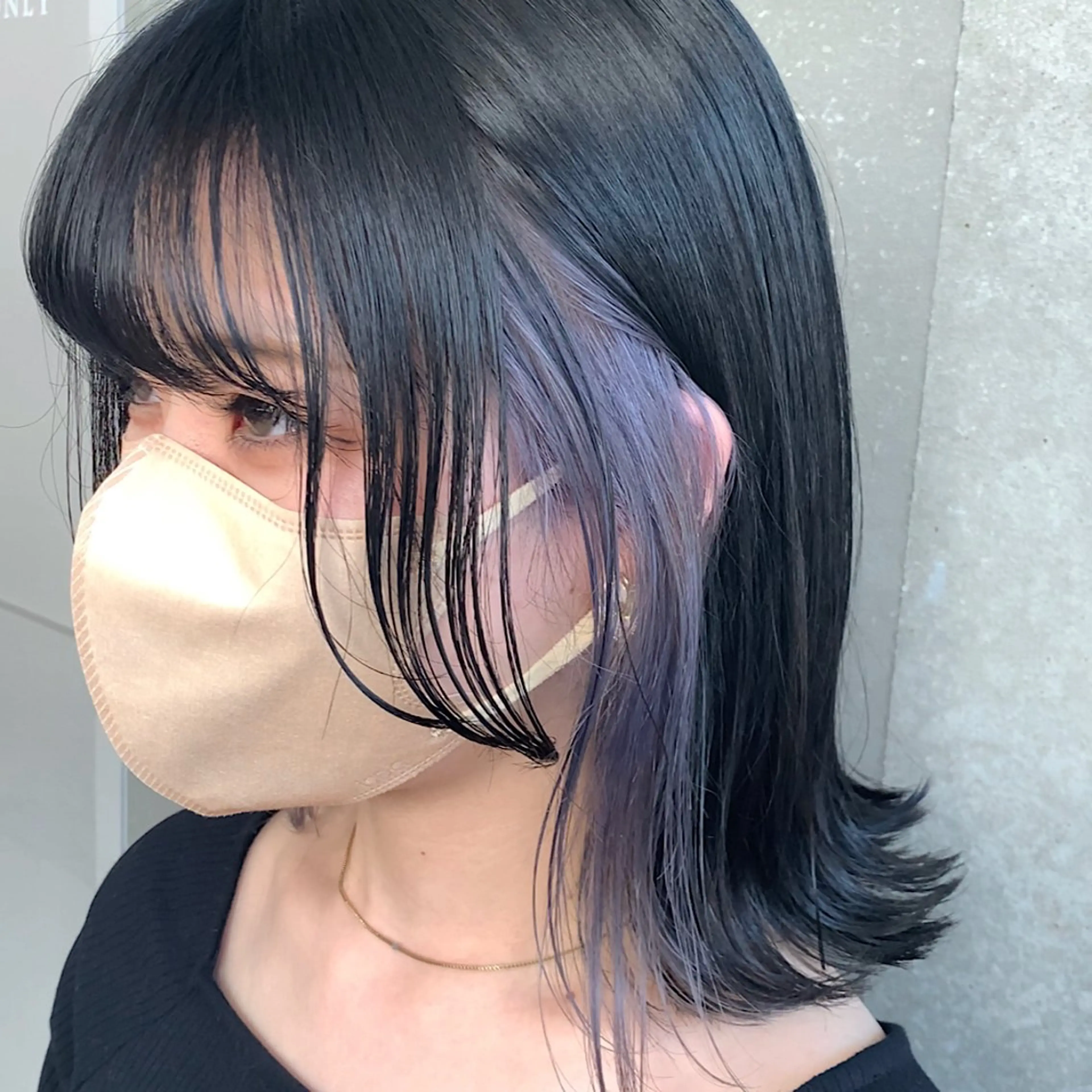 ミディアム カラー 韓国ヘア/艶カラー /田中悠佑のヘアスタイル