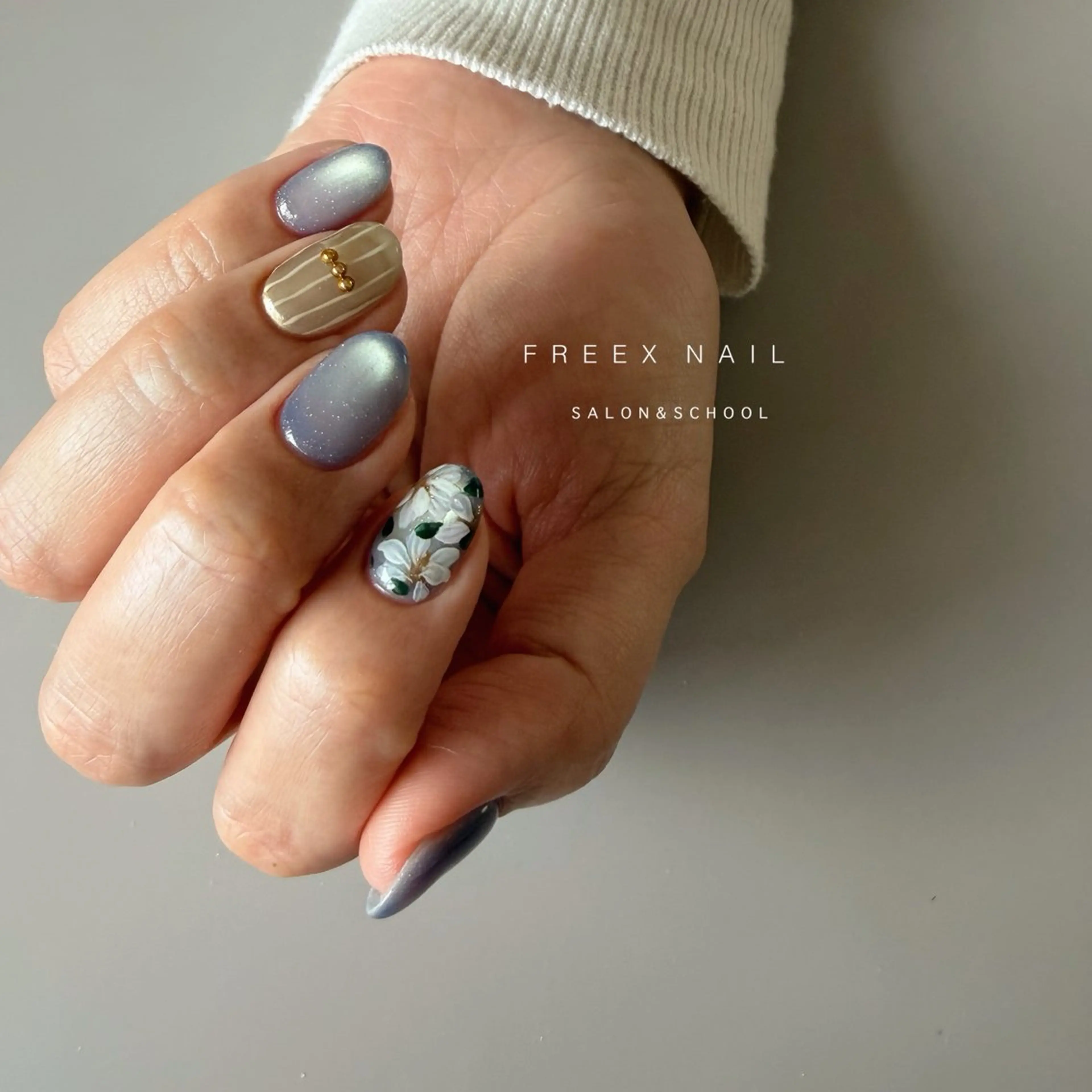 ネイル ハンドネイル ハンドケア Freex nail所属・freex nail /ニュアンス/個性派のネイルデザイン
