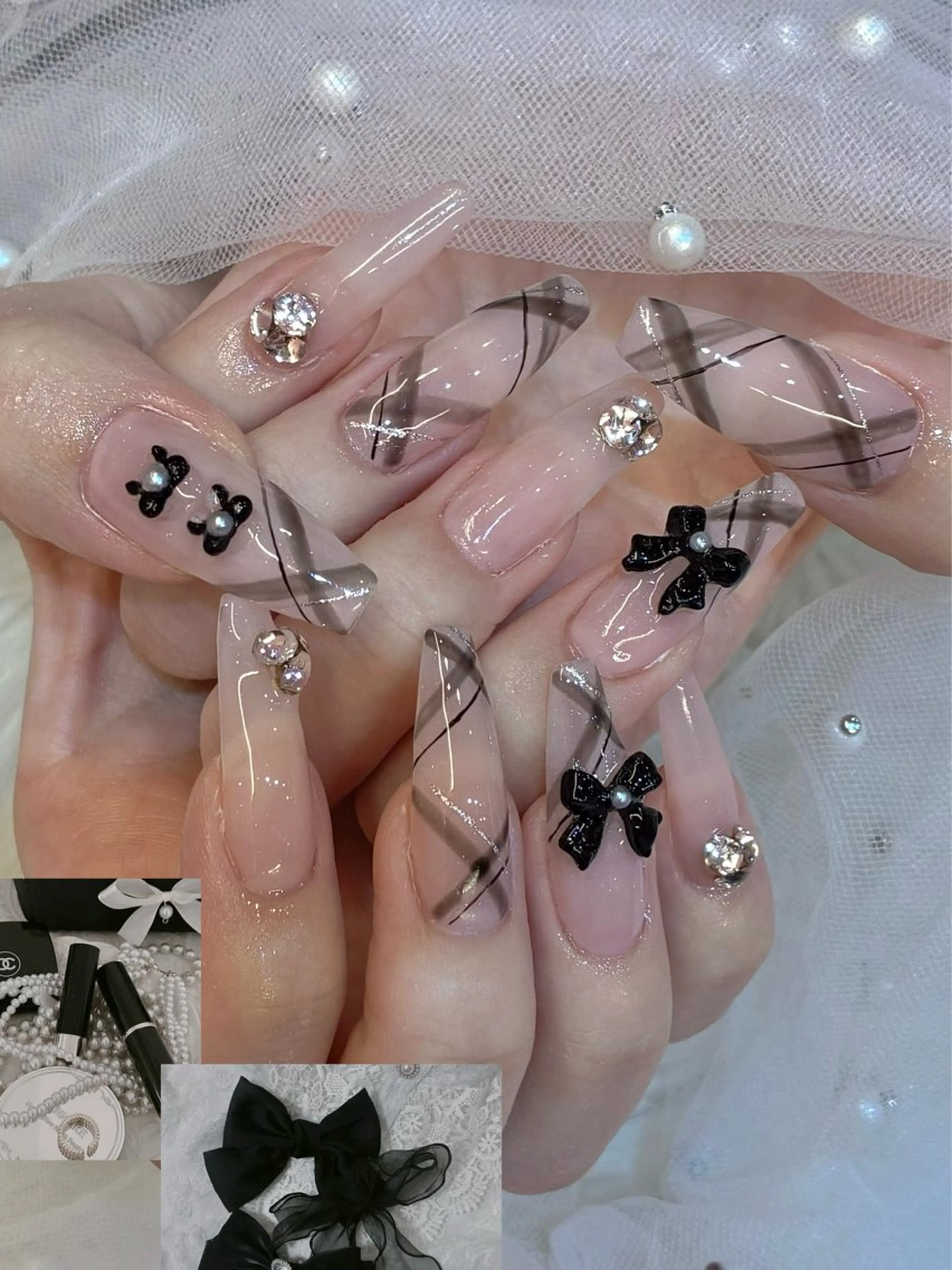 ネイル ガーリー ハンドネイル KIREIE Chinatsuのネイルデザイン