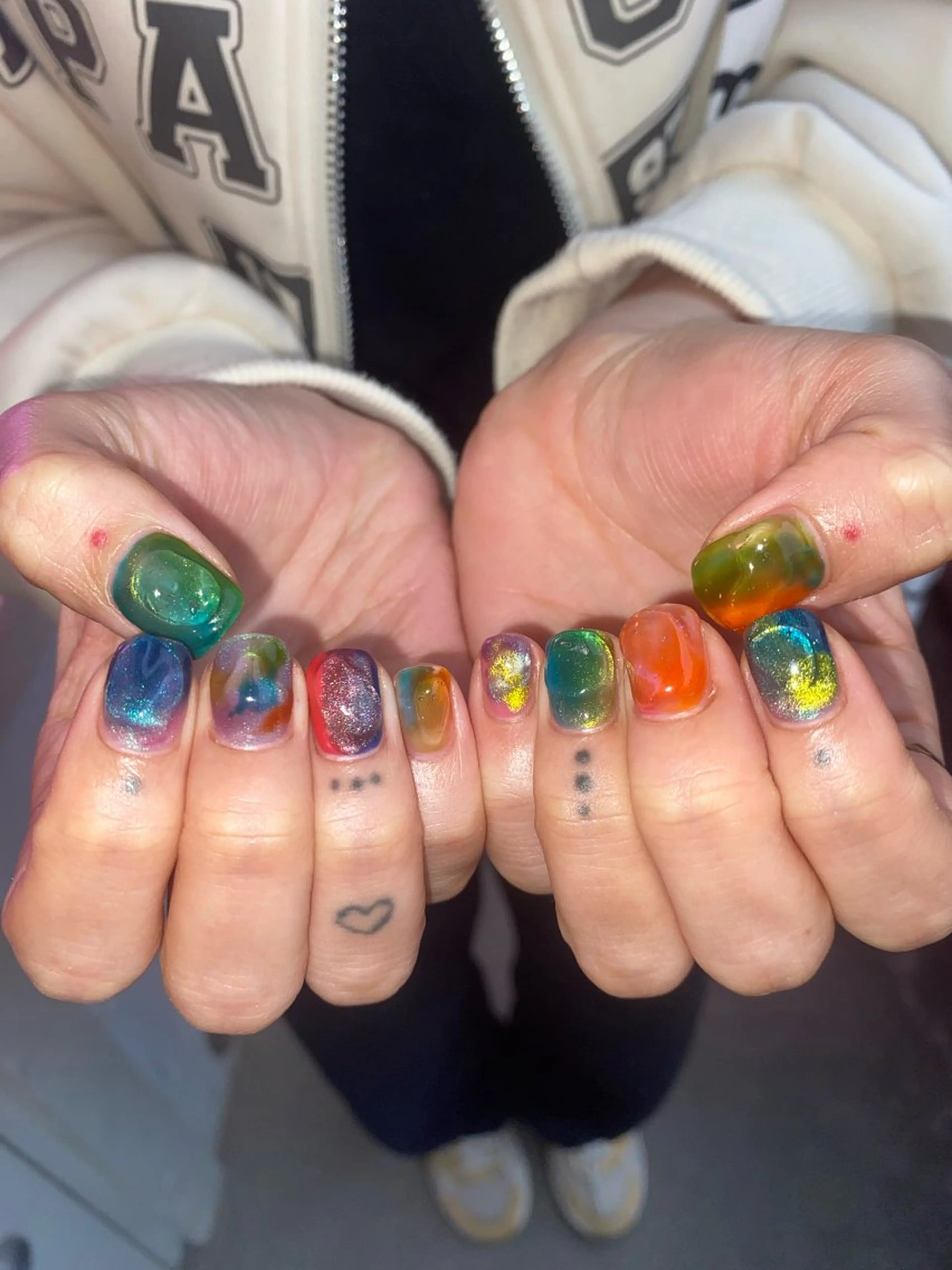 ネイル .unff所属・hana (..)個 性派/メンズネイル◎のネイルデザイン