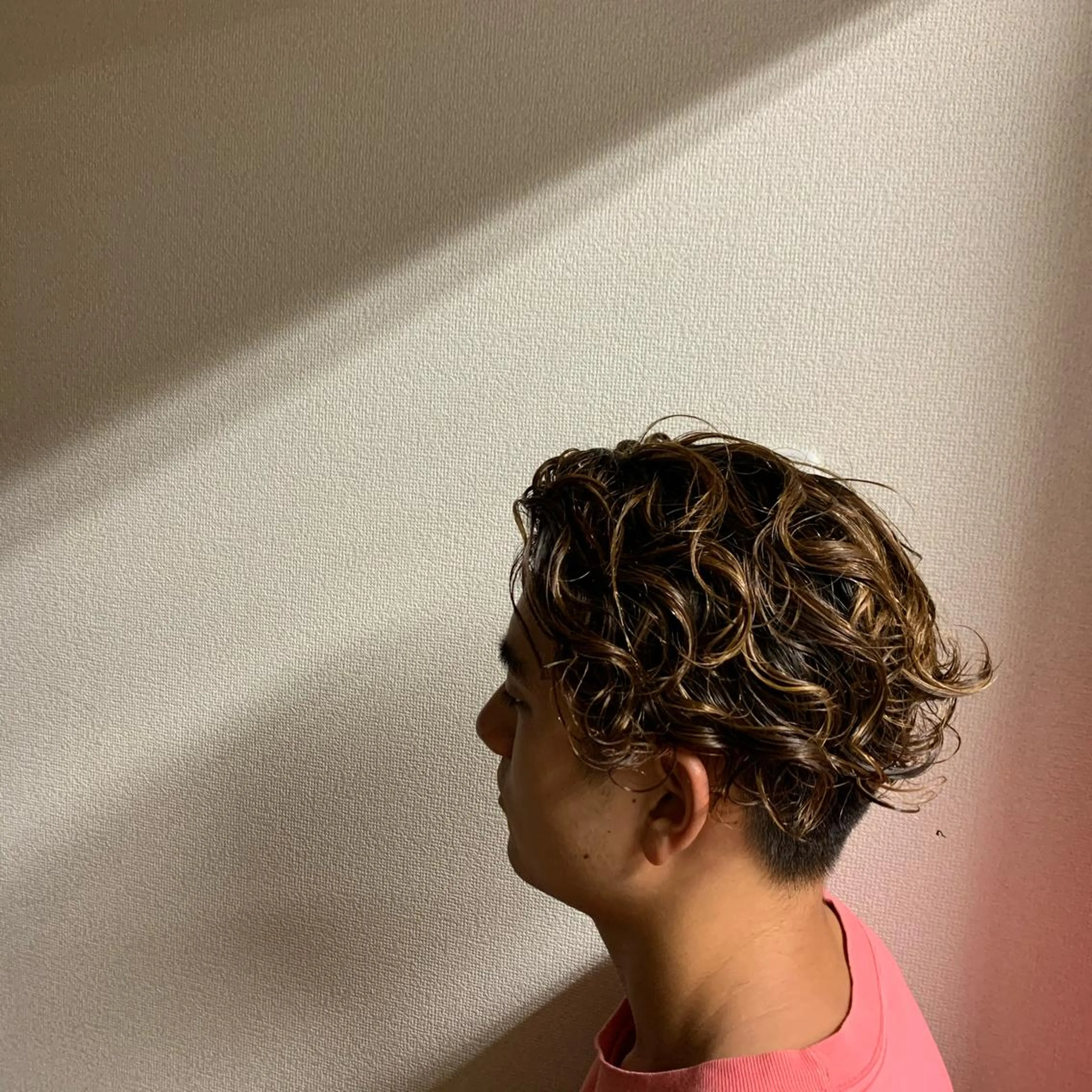 パーマ メンズ ショート カラー Stir Maison 大宮所属・ryuma/ボブ /透明感カラーのヘアスタイル