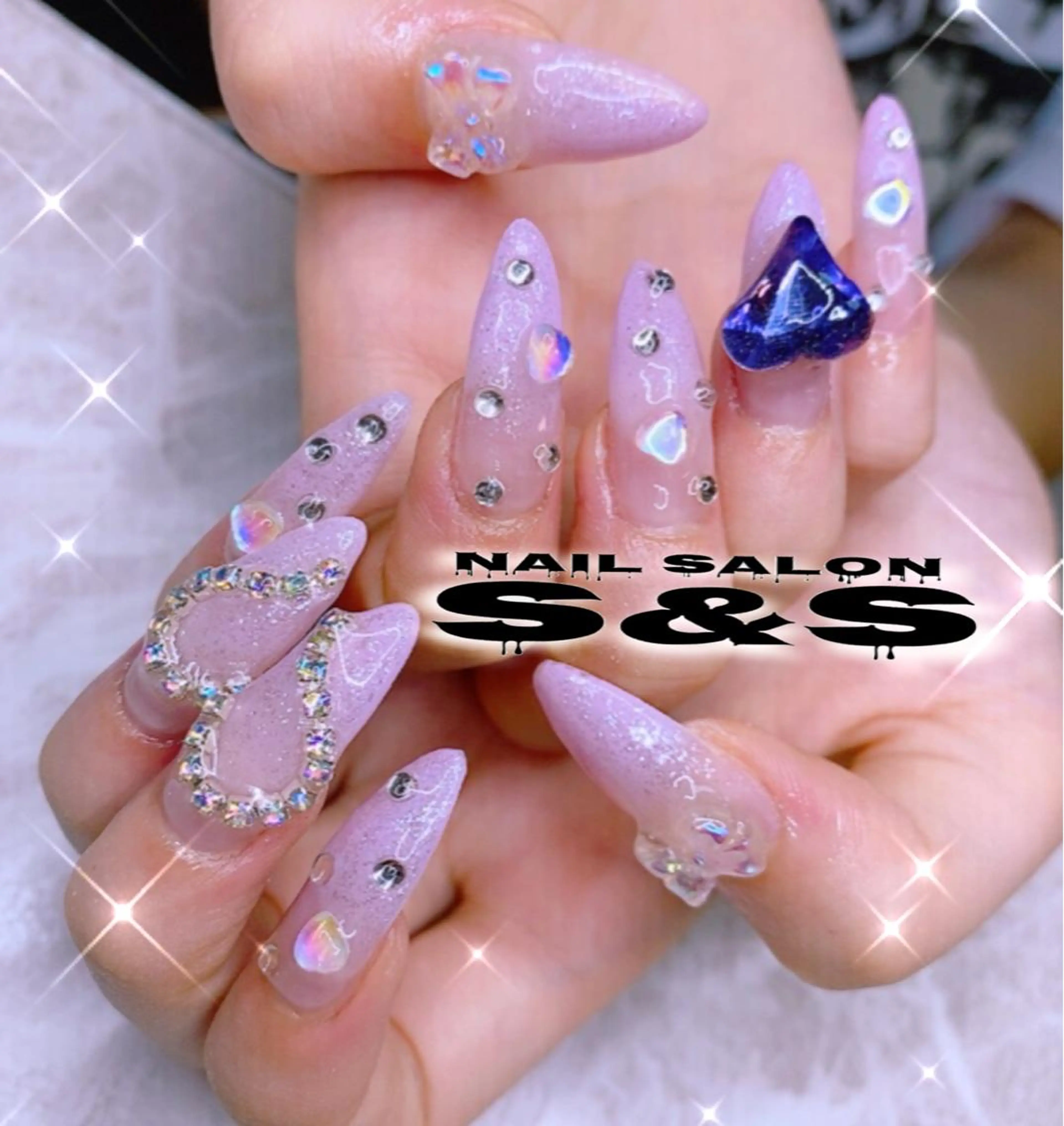 ネイル 長さ出し メンズネイル 持ち込み スカルプネイル S&S 村田小百合のネイルデザイン