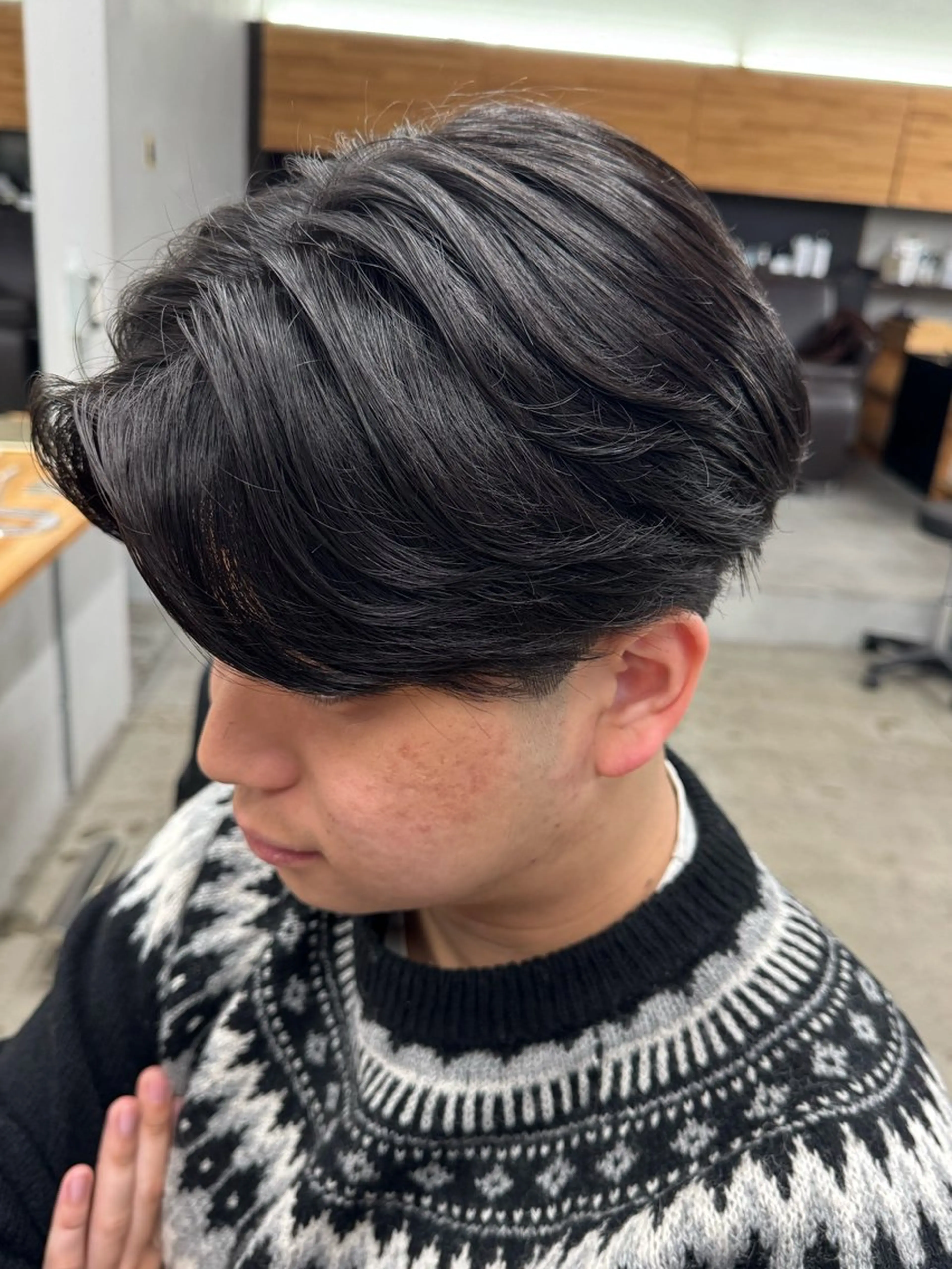 【大人気クーポン】メンズカット＋ニュアンスパーマの写真