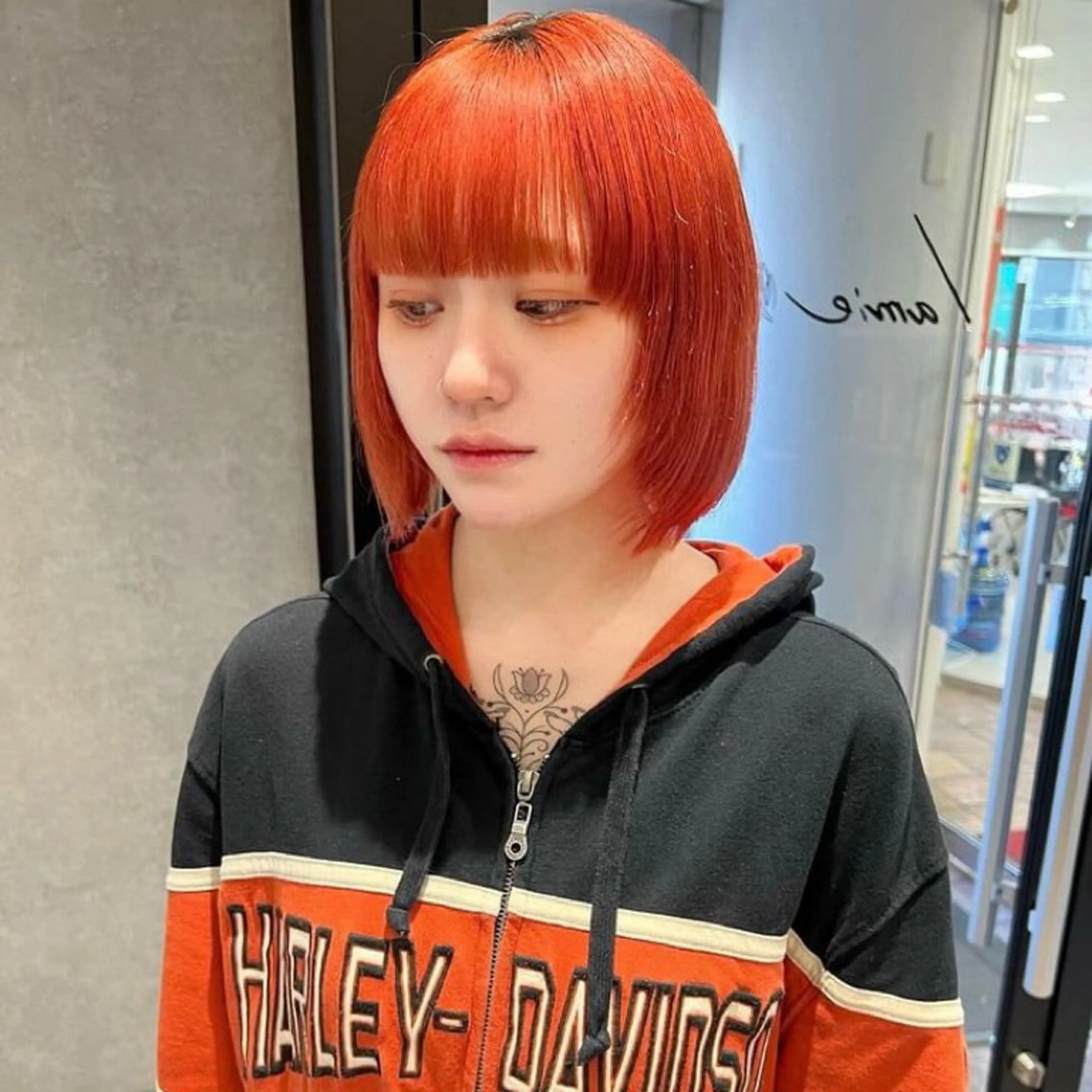 ショート カット ヘアカラー トリートメント AI TOKYO　S所属・mizuki 【韓国レイヤー】のヘアスタイル