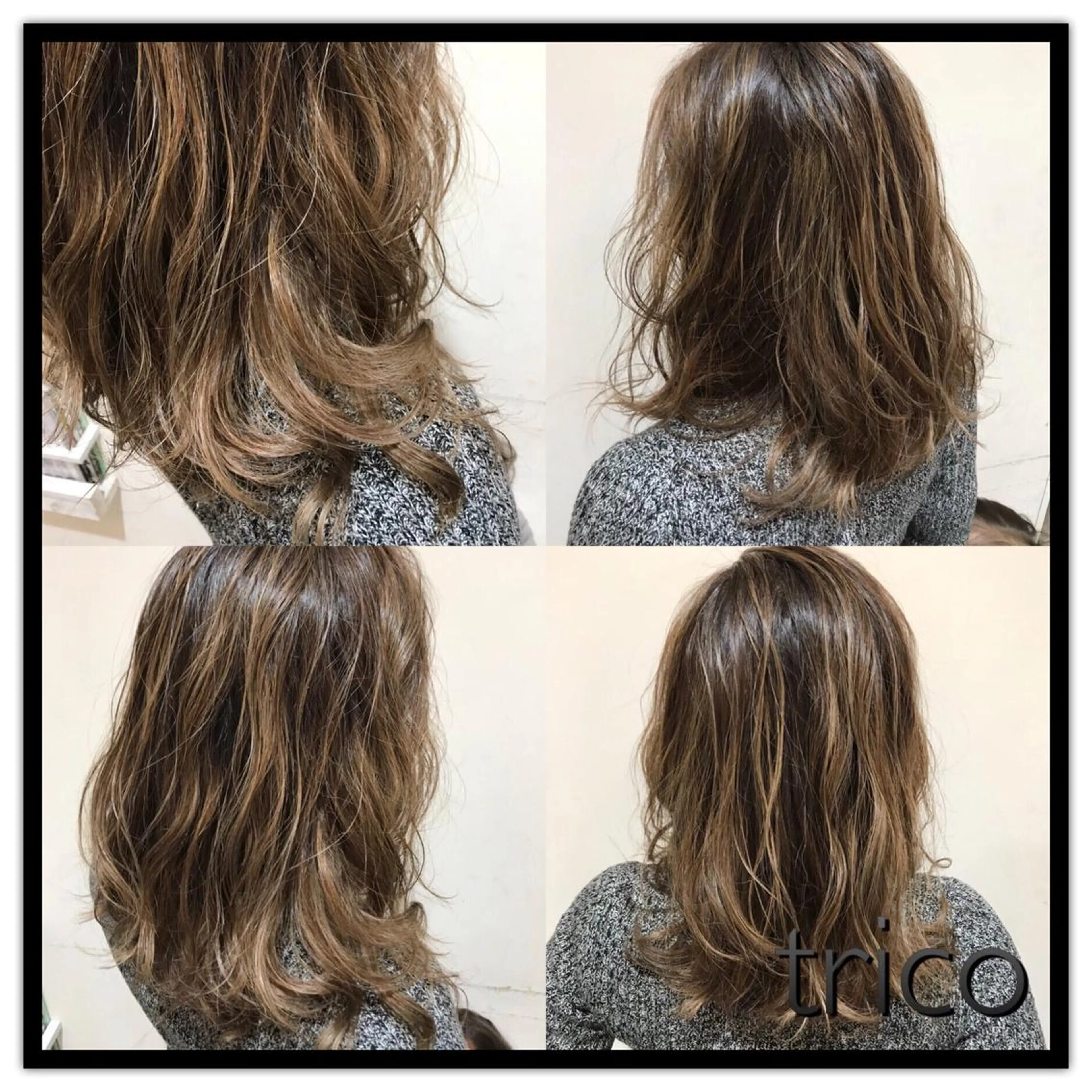 ミディアム カラー ベージュカラー デザインカラー ハイライトカラー ハイライト 似合わせ/ブリーチ カラー.岡田友仁のヘアスタイル