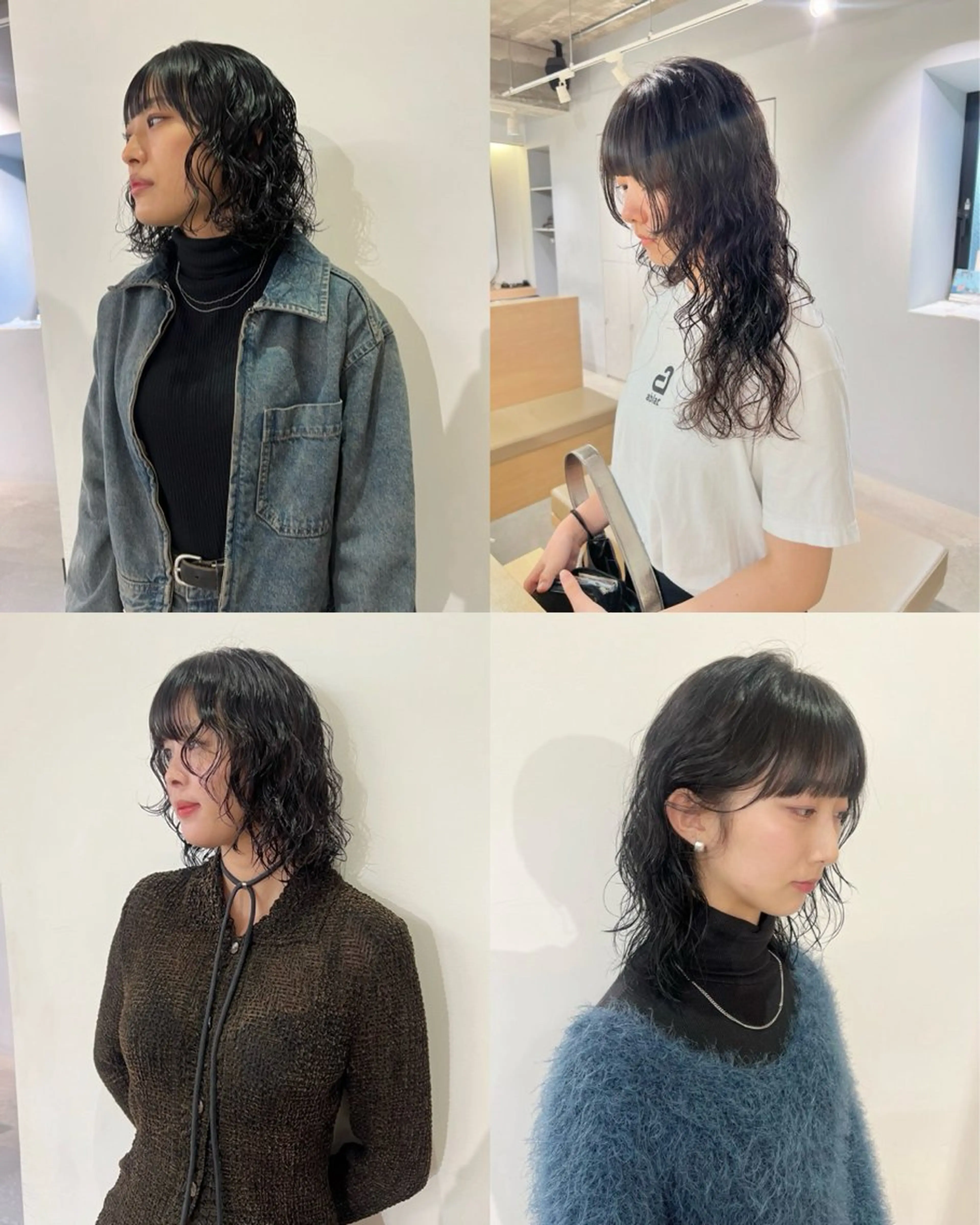 ミディアム パーマ カット パーマ MARU レイヤー/パーマのヘアスタイル