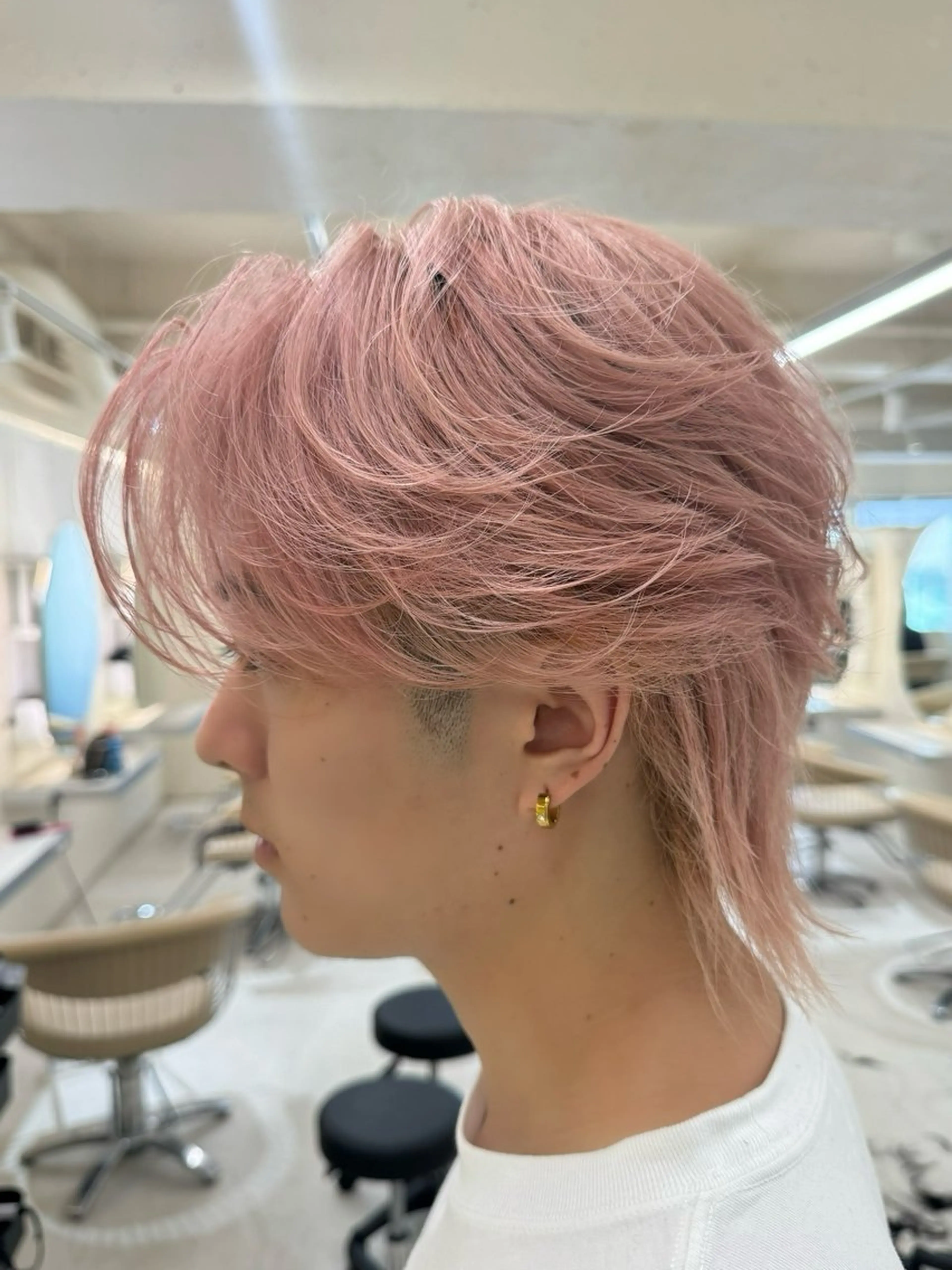 ショート パーマ メンズ センターパート メンズパーマ ニュアンスパーマ nico TOKYO 横浜所属・横浜/レイヤー/ カネコのヘアスタイル