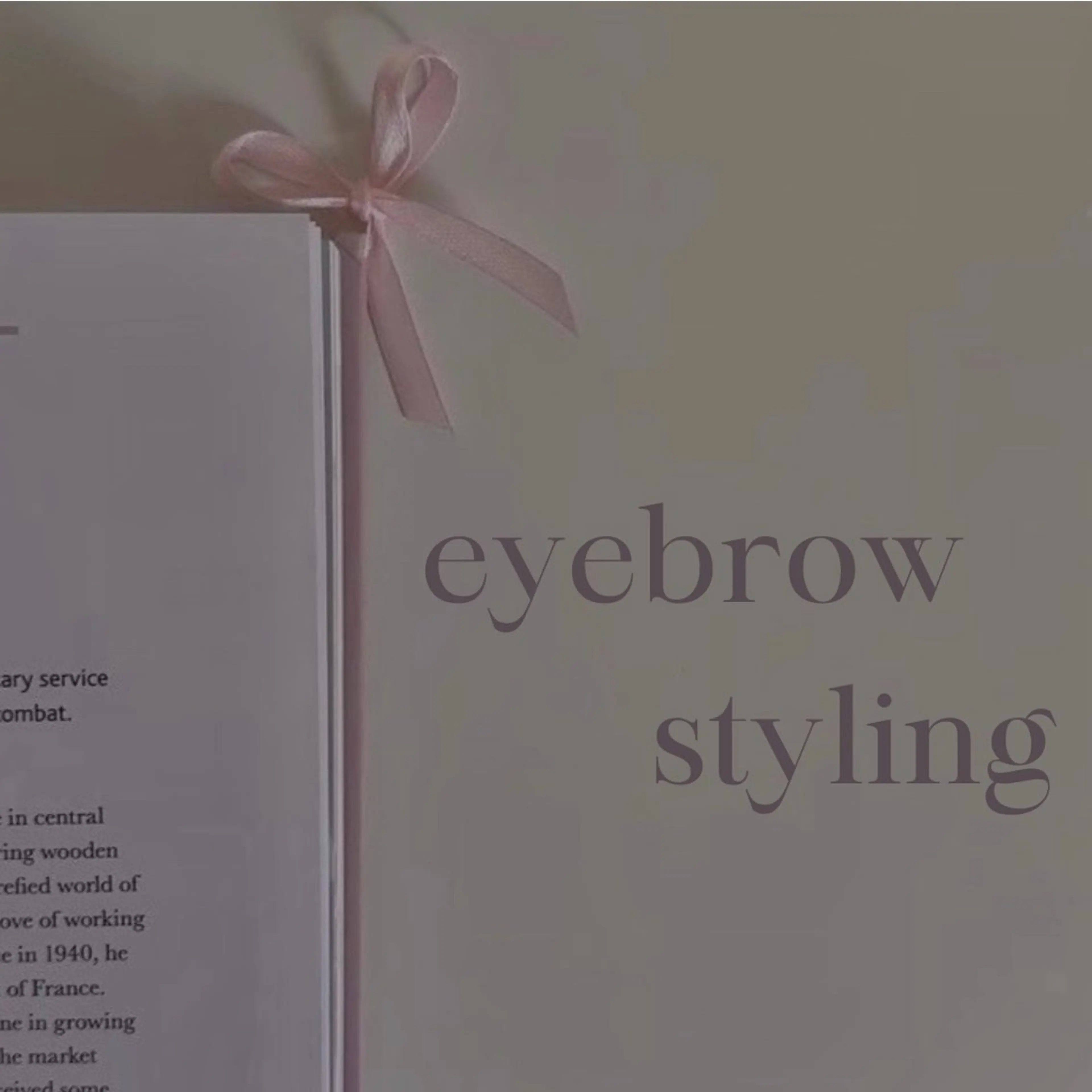 🤎アイブロウワックス(メイクなし)🤎の写真