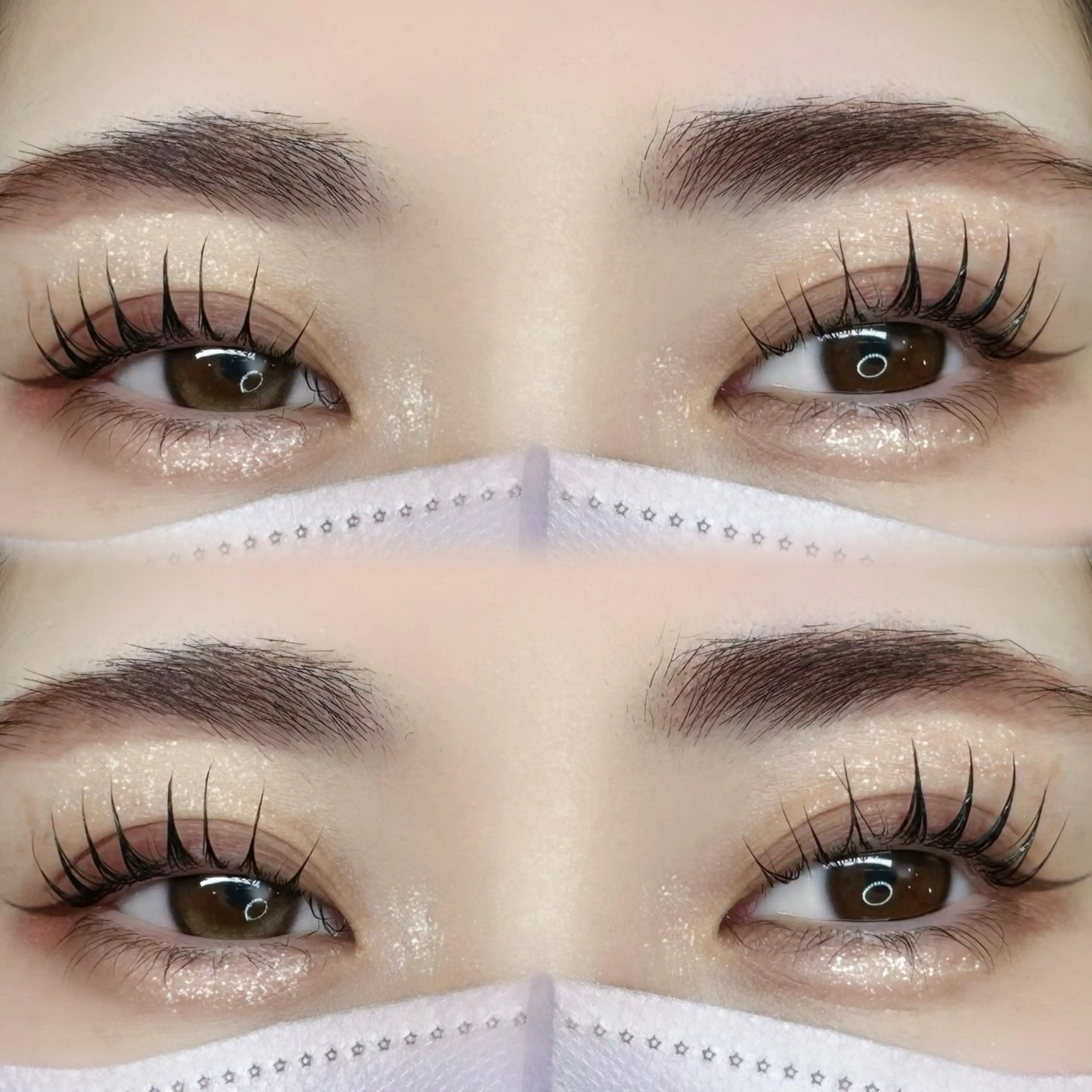 マツエク・マツパ マツパ れいな仙台マツパ🩵 LionHeart”のマツエク・マツパデザイン