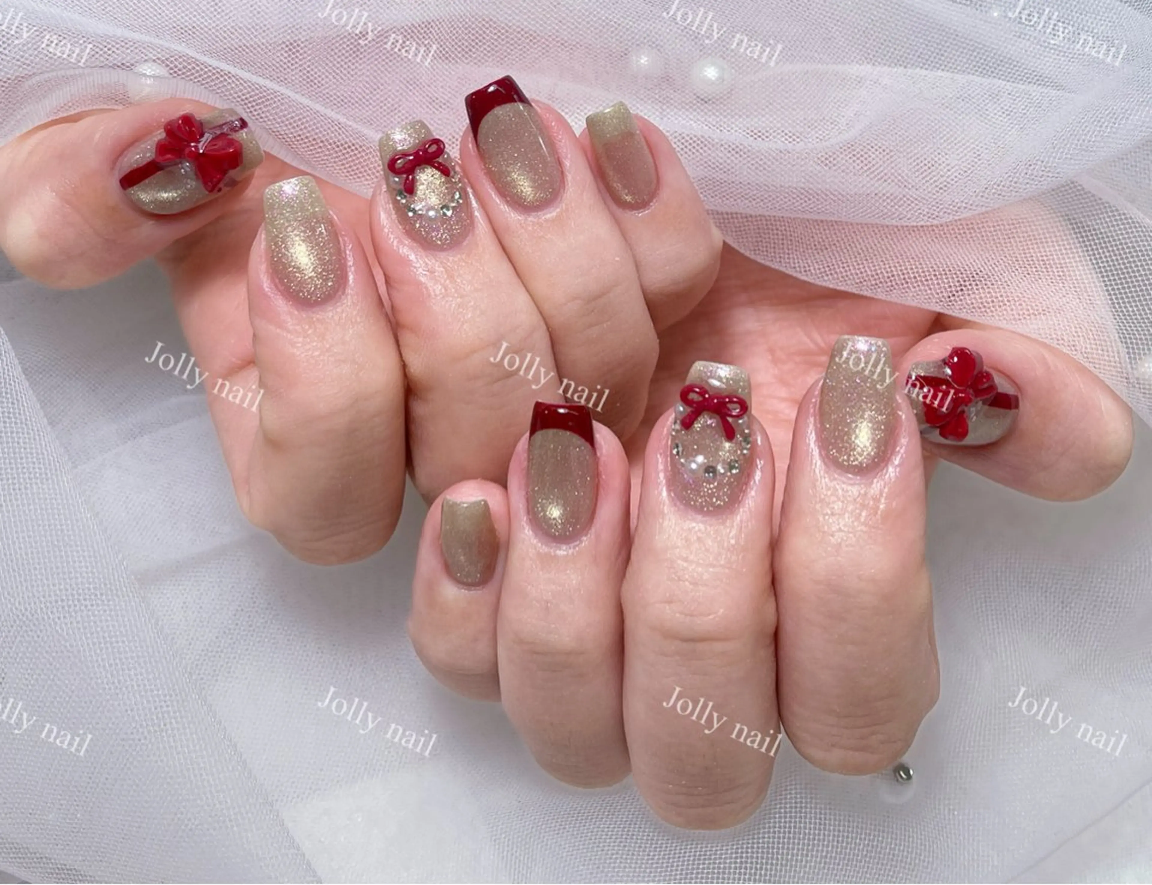 ネイル Jolly Nail Salon ジェル＆長さ出し専門所属・ア ヤのネイルデザイン