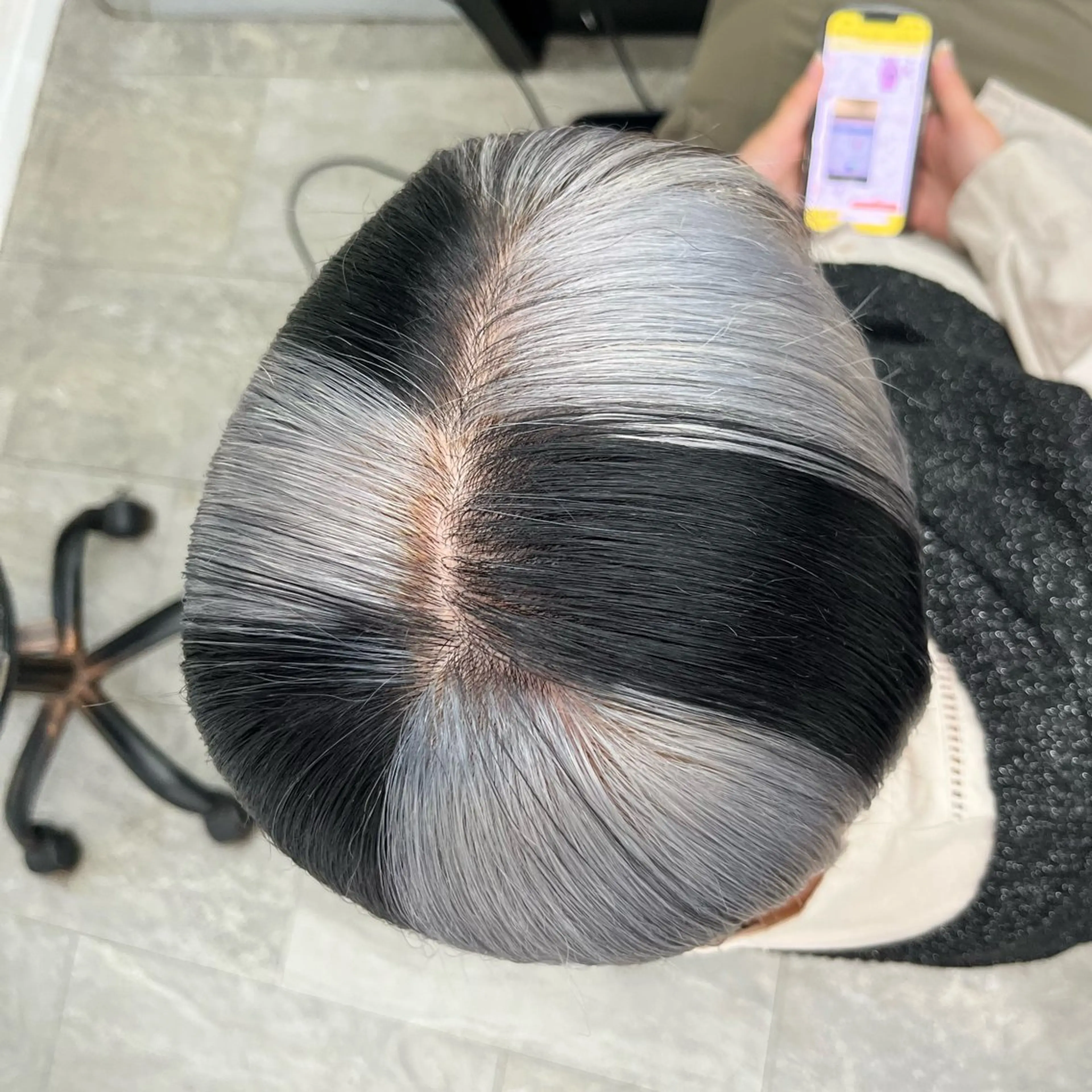 ミディアム カラー ヘアカラー 渋谷🎨ハイトーン× エクステ🎨レンのヘアスタイル