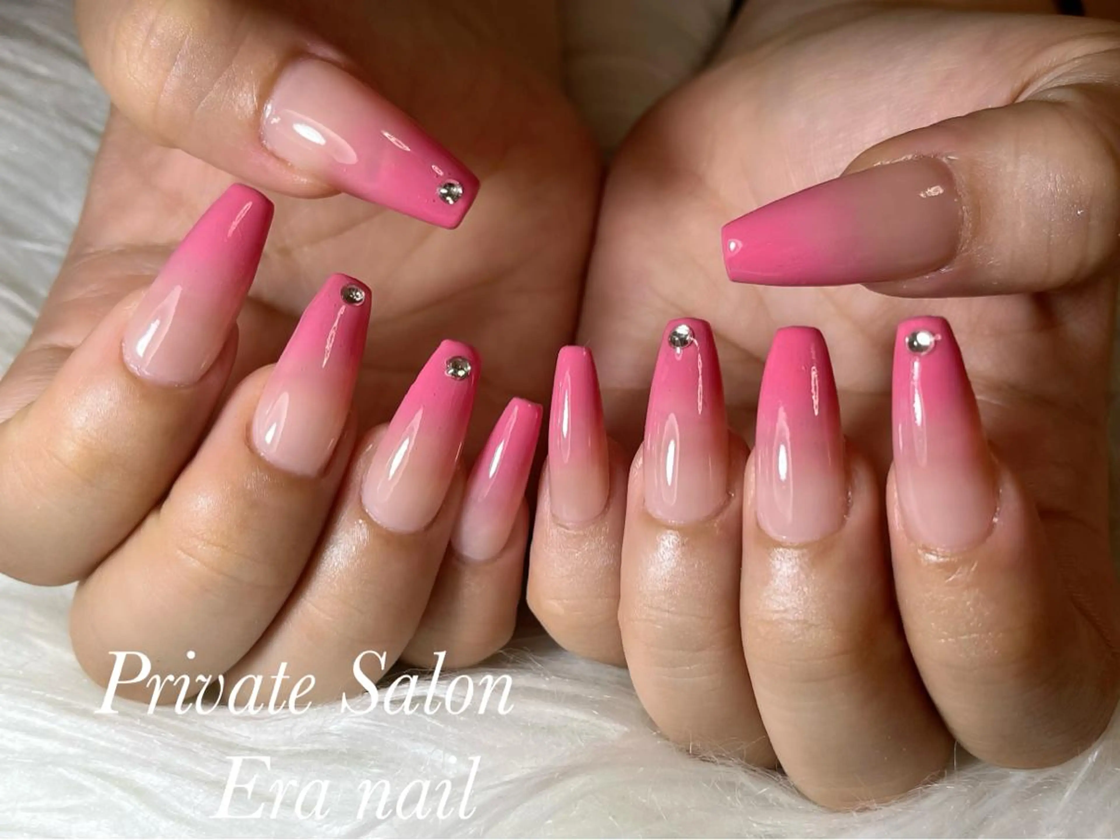 ネイル グラデーション スカルプネイル Era nailのネイルデザイン