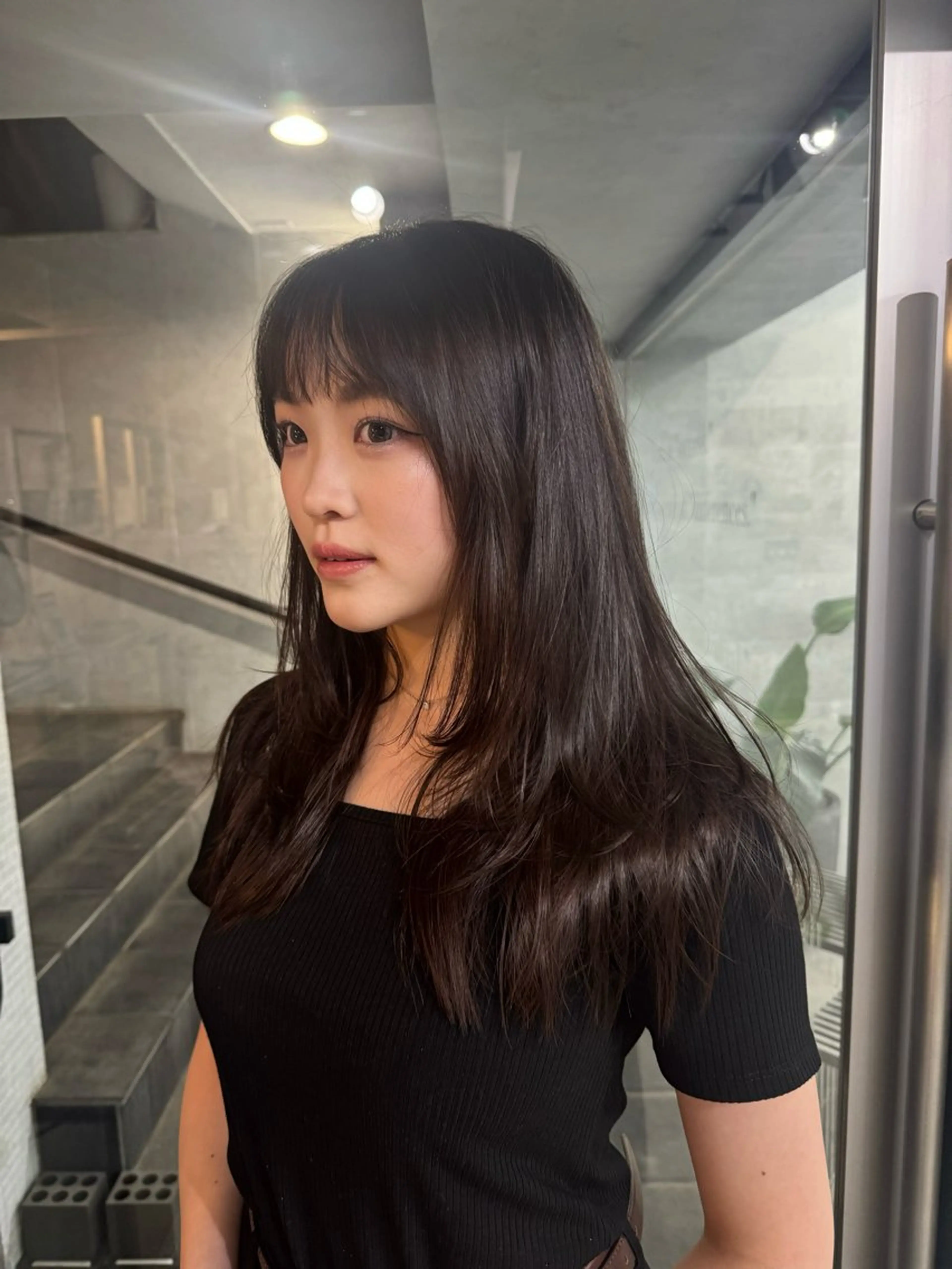 セミロング カラー カット ヘアカラー あなたのお悩み改善" You"💚❤️💛のヘアスタイル