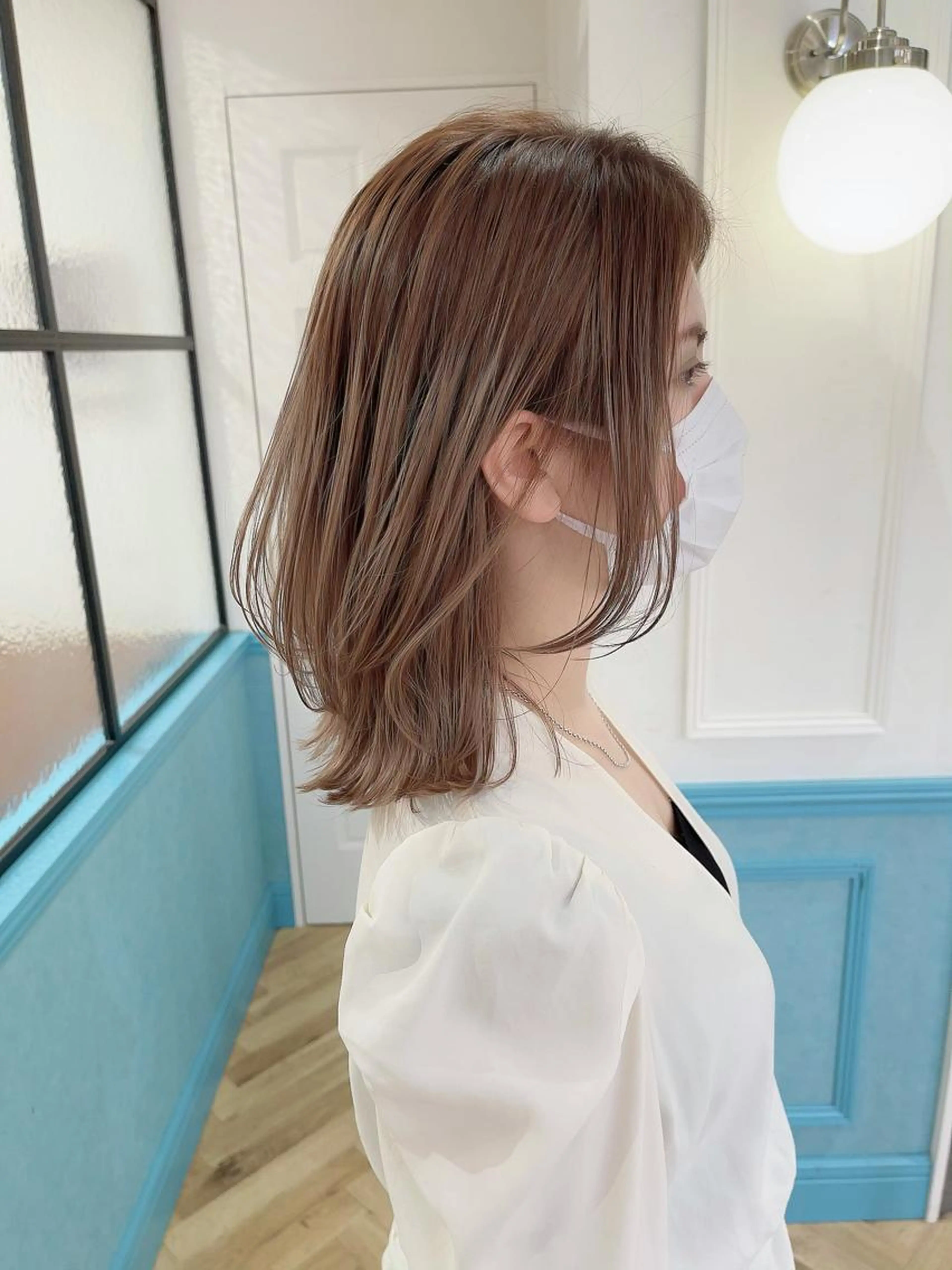 【ご新規様】前髪カット+カラー+1step髪質改善Trの写真