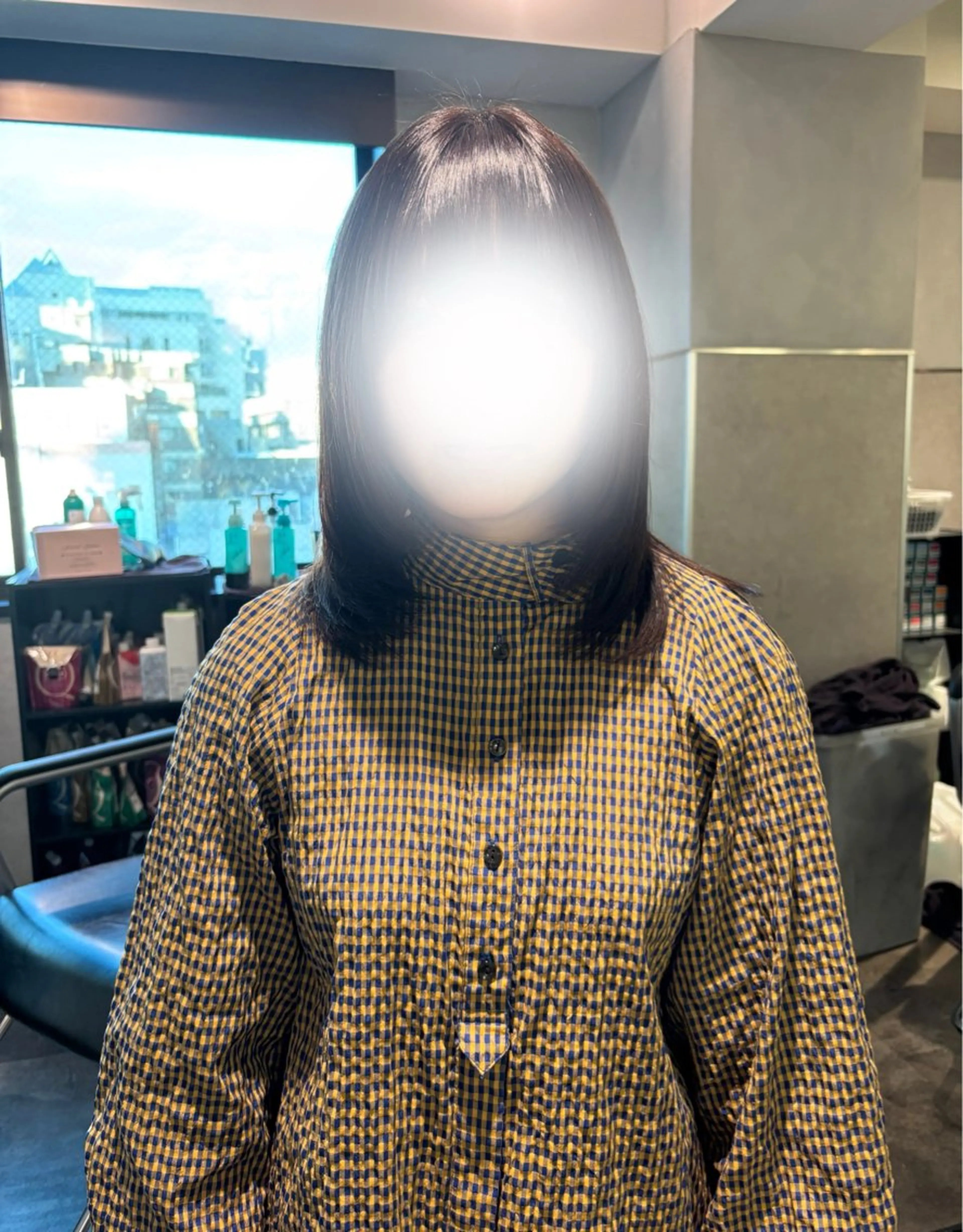 ミディアム ミディアムレイヤー レイヤーカット カット 深みモテカラー˚✧ YUKAのヘアスタイル