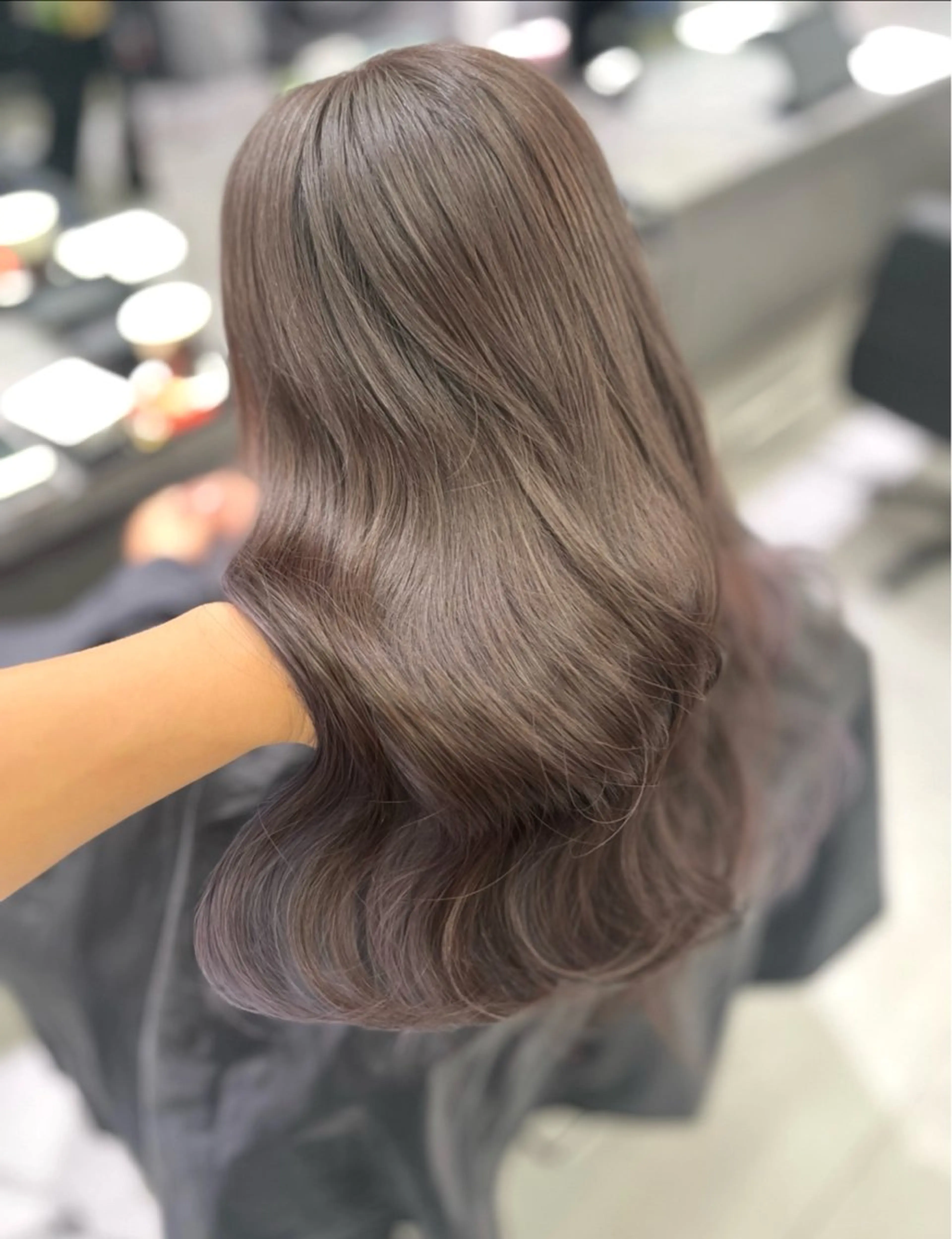 セミロング カラー 髪質改善/レイヤー 兼折楓馬のヘアスタイル