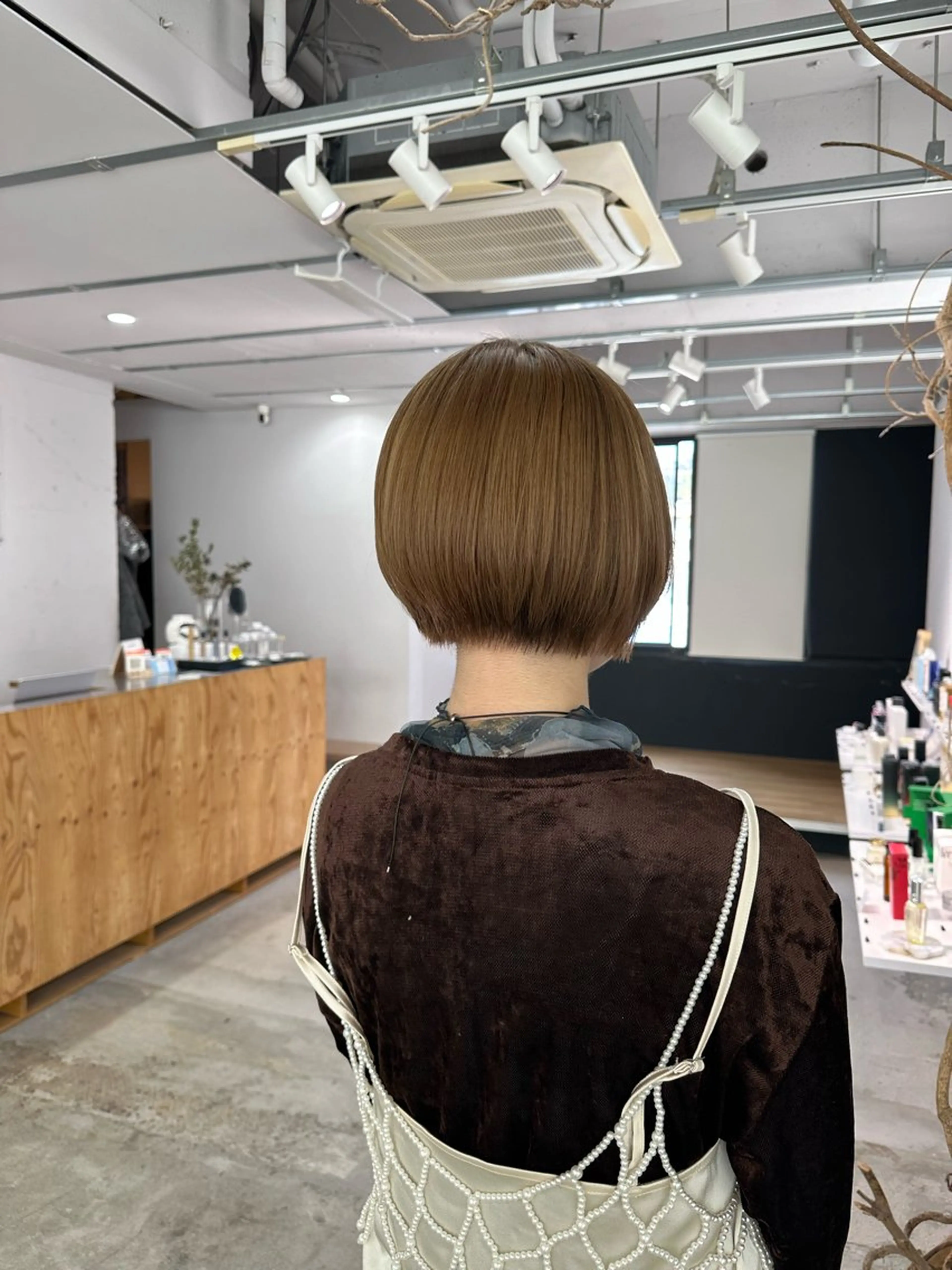 ショートボブの写真