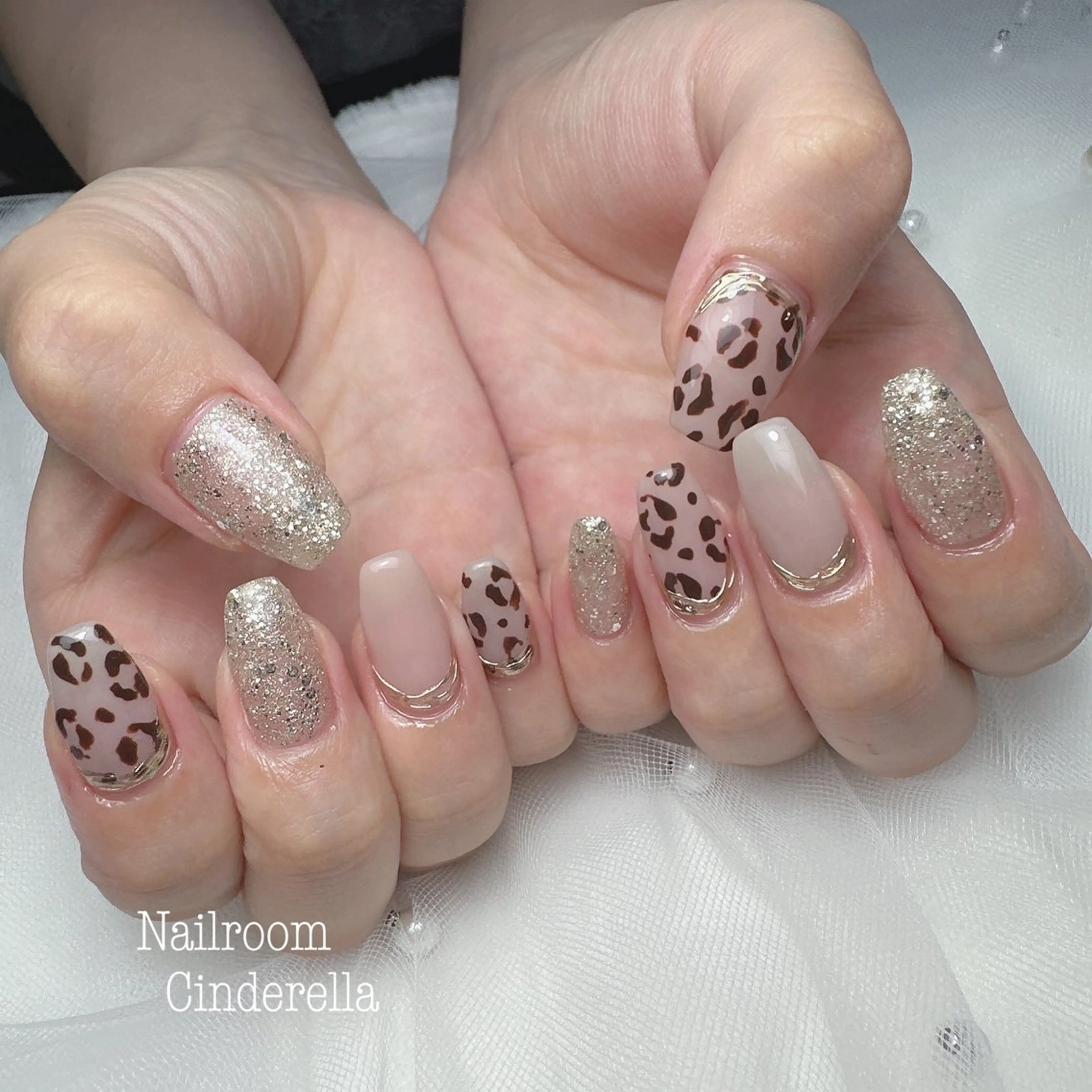 ネイル アニマル柄 Nailroom. Cinderellaのネイルデザイン