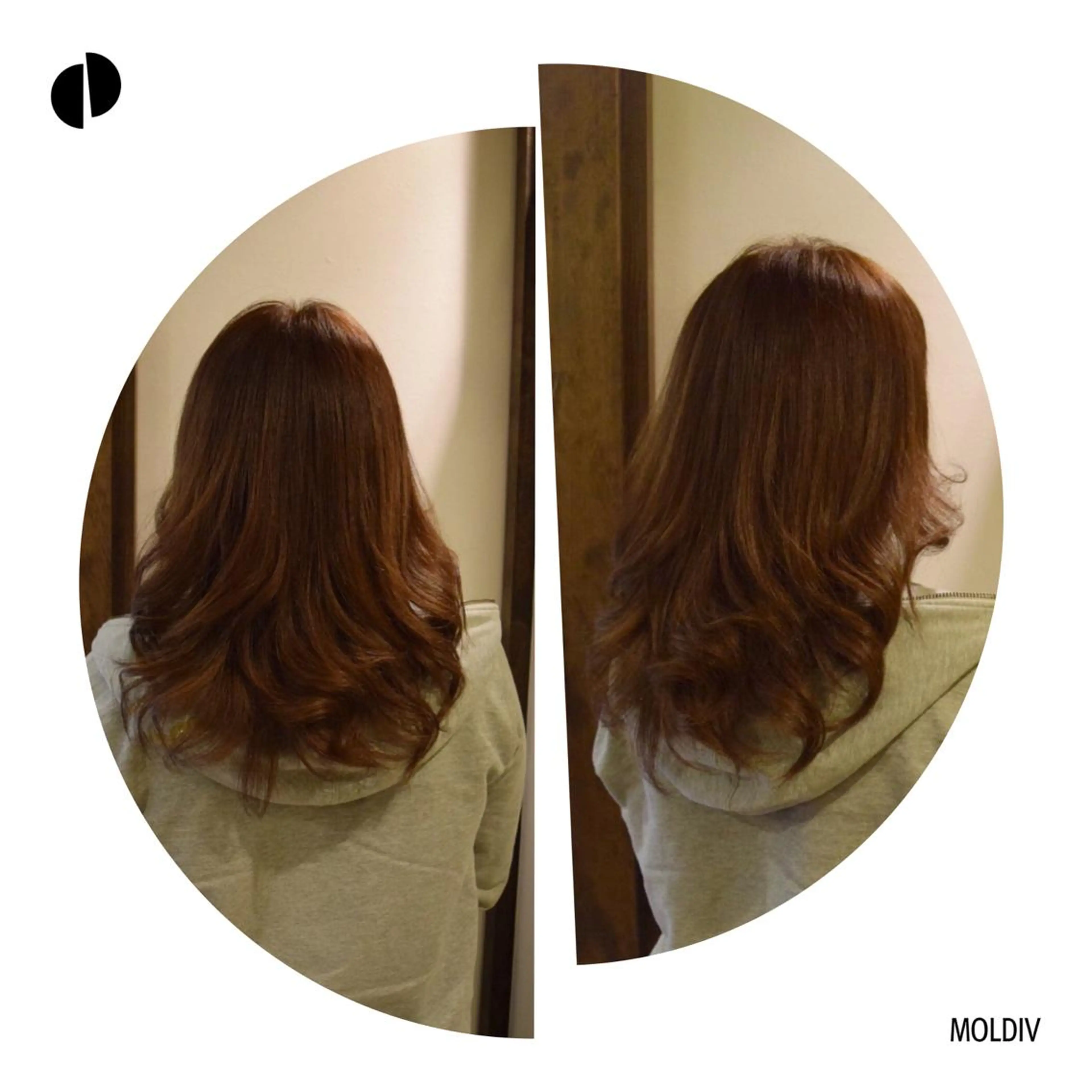 セミロング カラー ブラウンカラー モカブラウン ✨縮毛矯正✨髪質改善 ナカシマ ユミのヘアスタイル