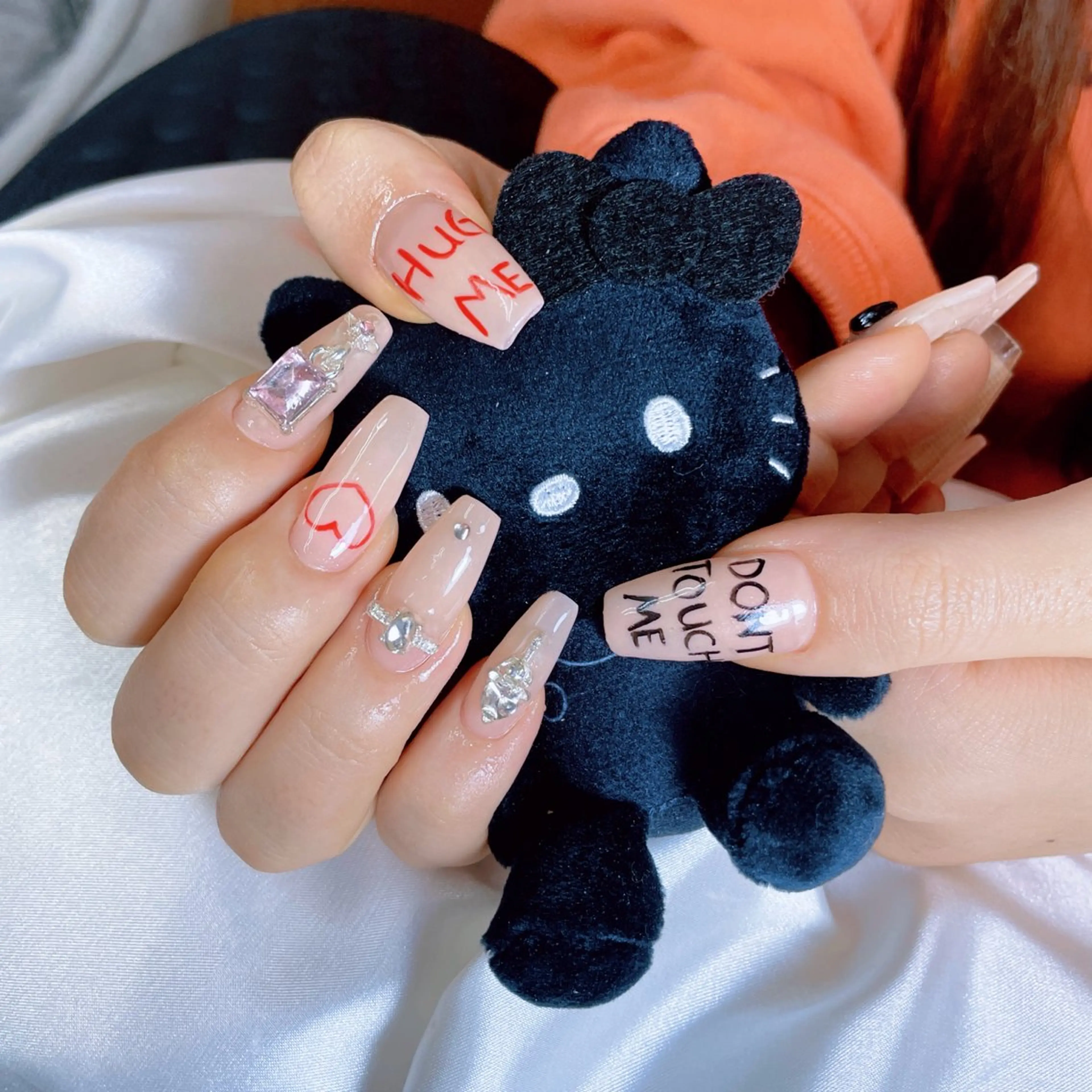 ネイル チークネイル 桜ネイル 長さ出し フットネイル ジェルネイル ハンドネイル YURI NAILのネイルデザイン