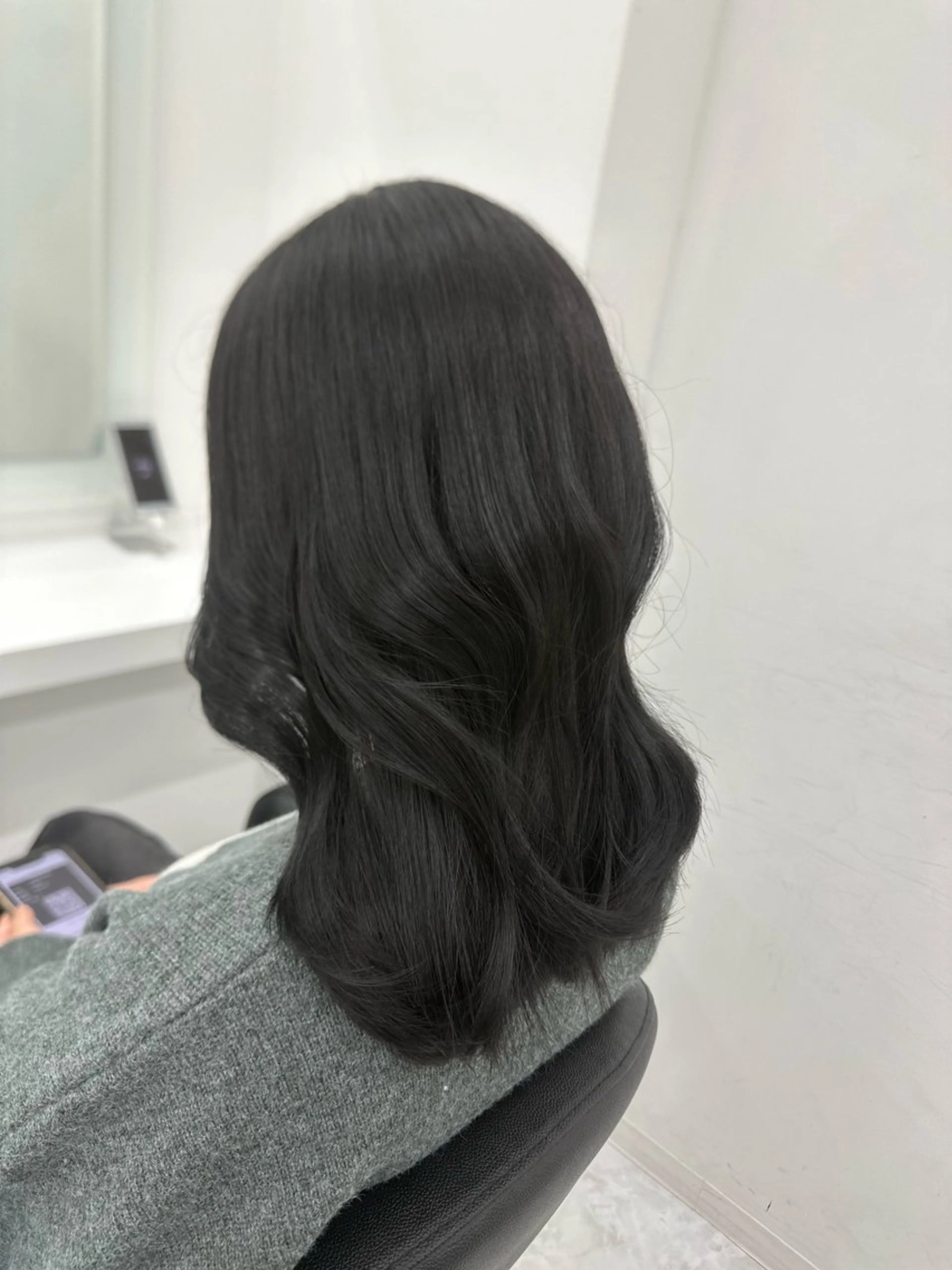 ロング カラー パーマ ヘアアレンジ メンズ キッズ ♥️韓国ヘア レイヤー♥️ゆりのヘアスタイル