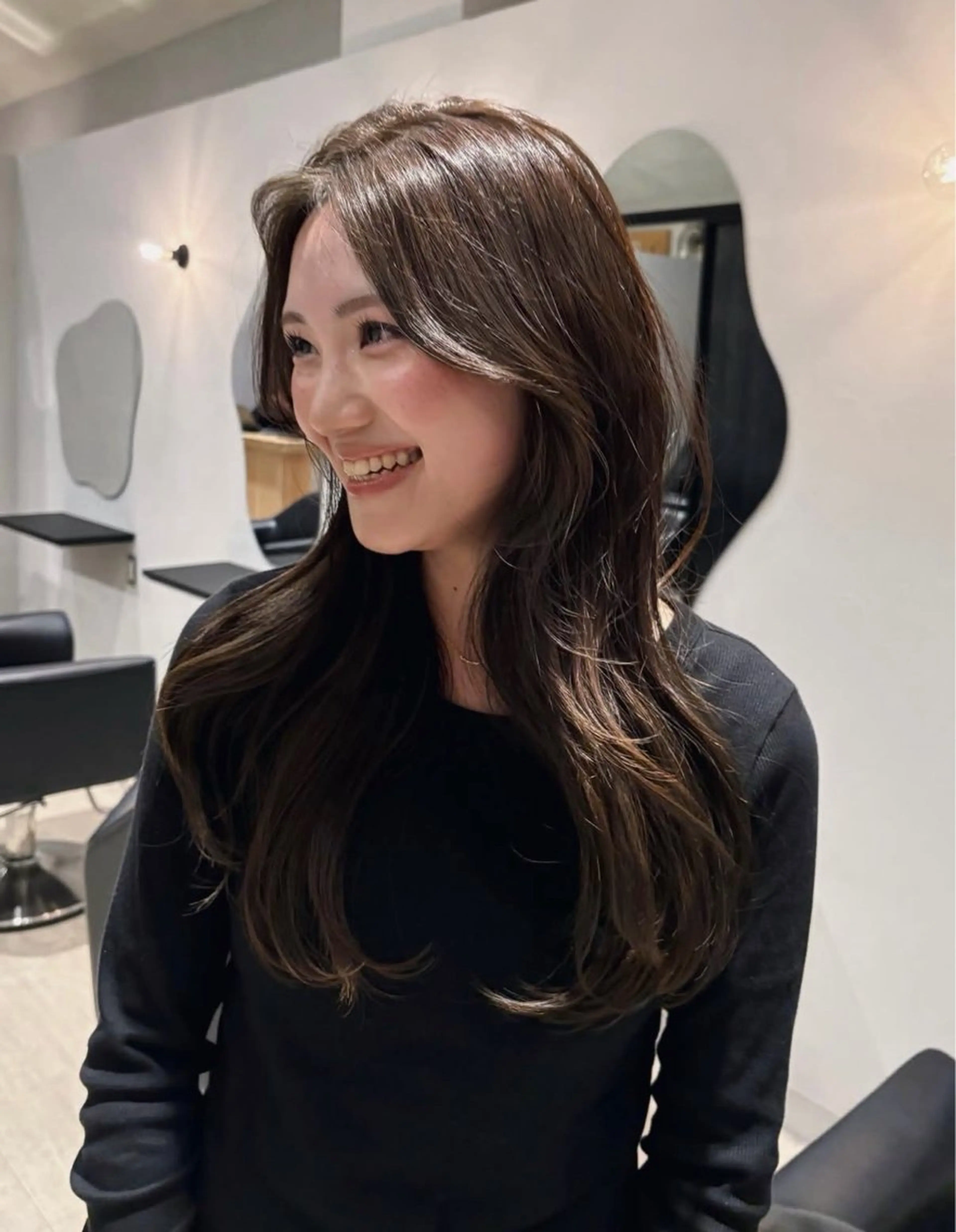 ロング カラー ボブ 髪質改善 韓国風ヘア レイヤーカット 似合わせカット ピカイチ天神× M.SLASH所属・天神大名抜け感パーマ ラフパーマのその他イメージ