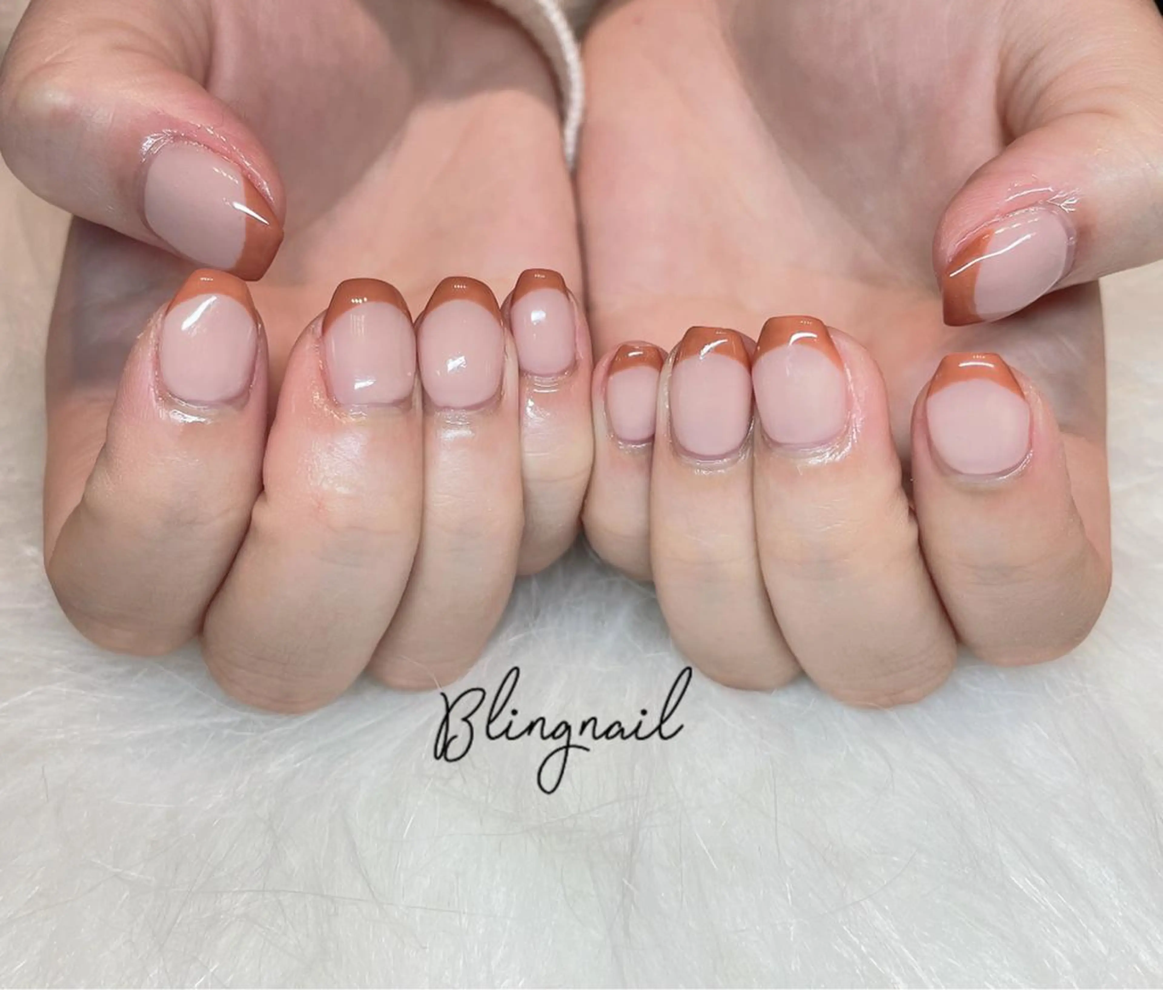 ネイル 23時まで❤︎韓国、 ワンホンネイルのネイルデザイン