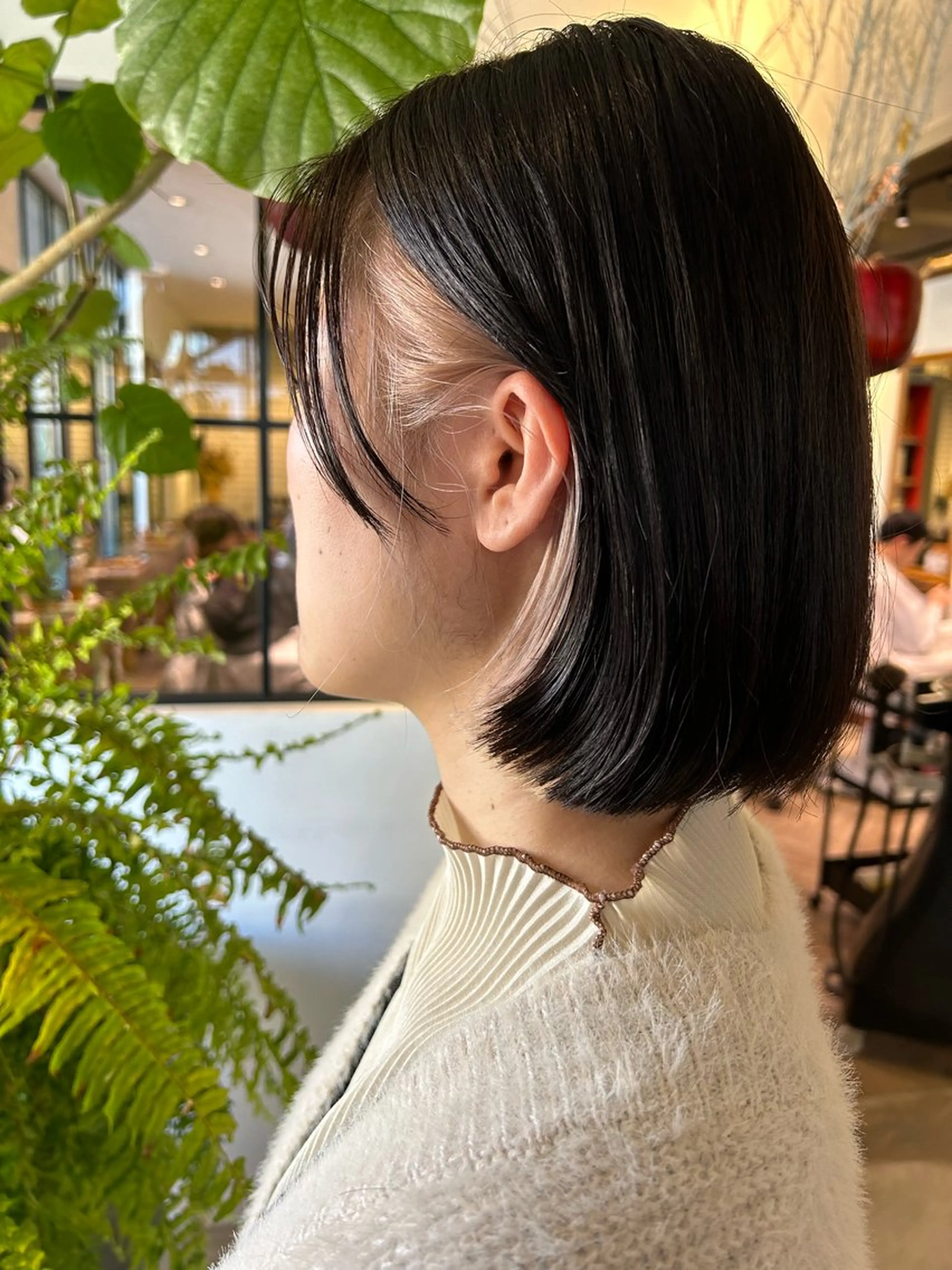 カラー ブラウンカラー インナーカラー ピンクカラー 村松 美月のヘアスタイル