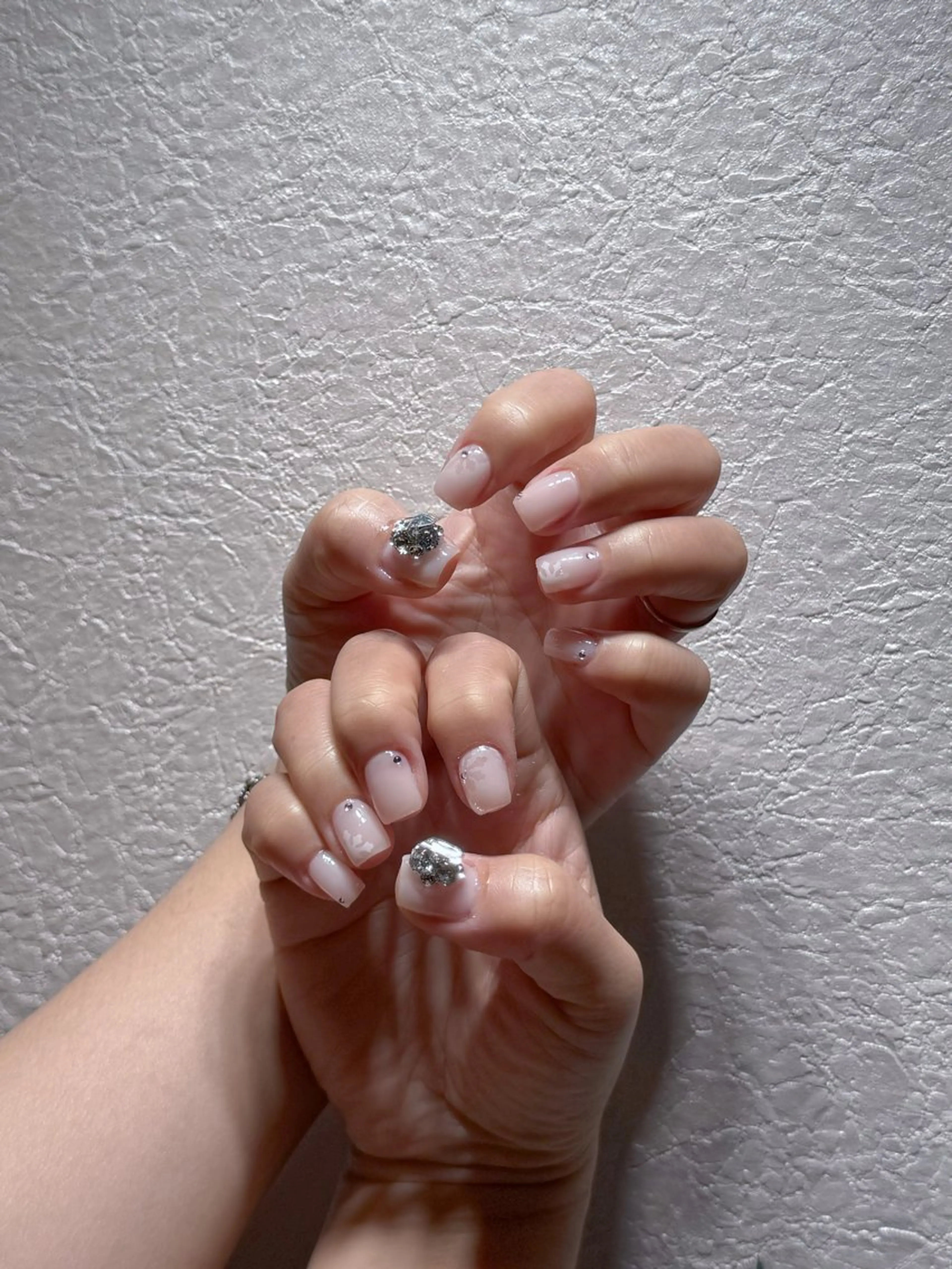 ネイル アートネイル フットネイル ジェルネイル ハート マグネットネイル Babarla Nailのネイルデザイン