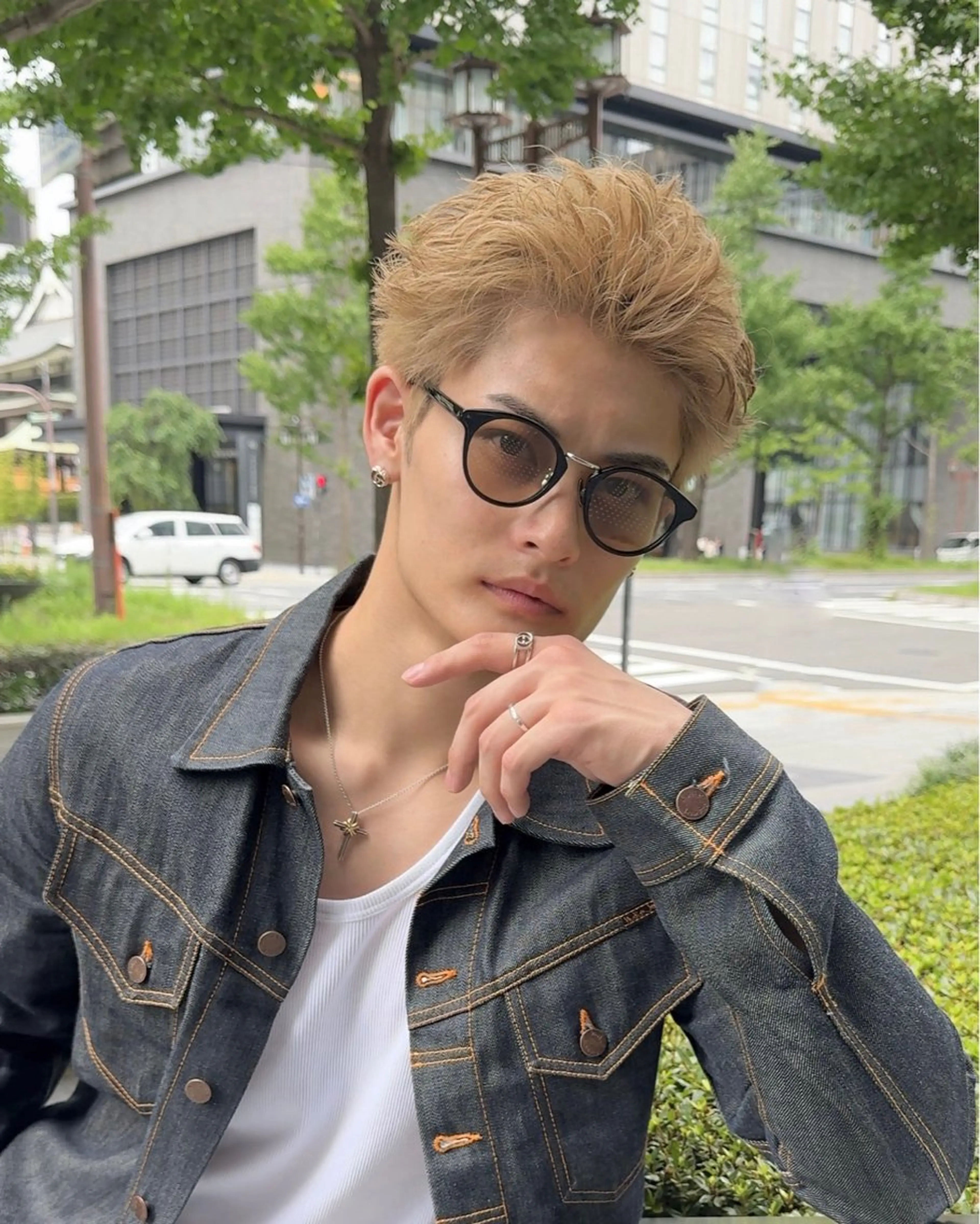 【1番人気🔥】メンズ骨格似合わせカット＋スタイリング🌀＋髪質改善トリートメント 心斎橋の写真