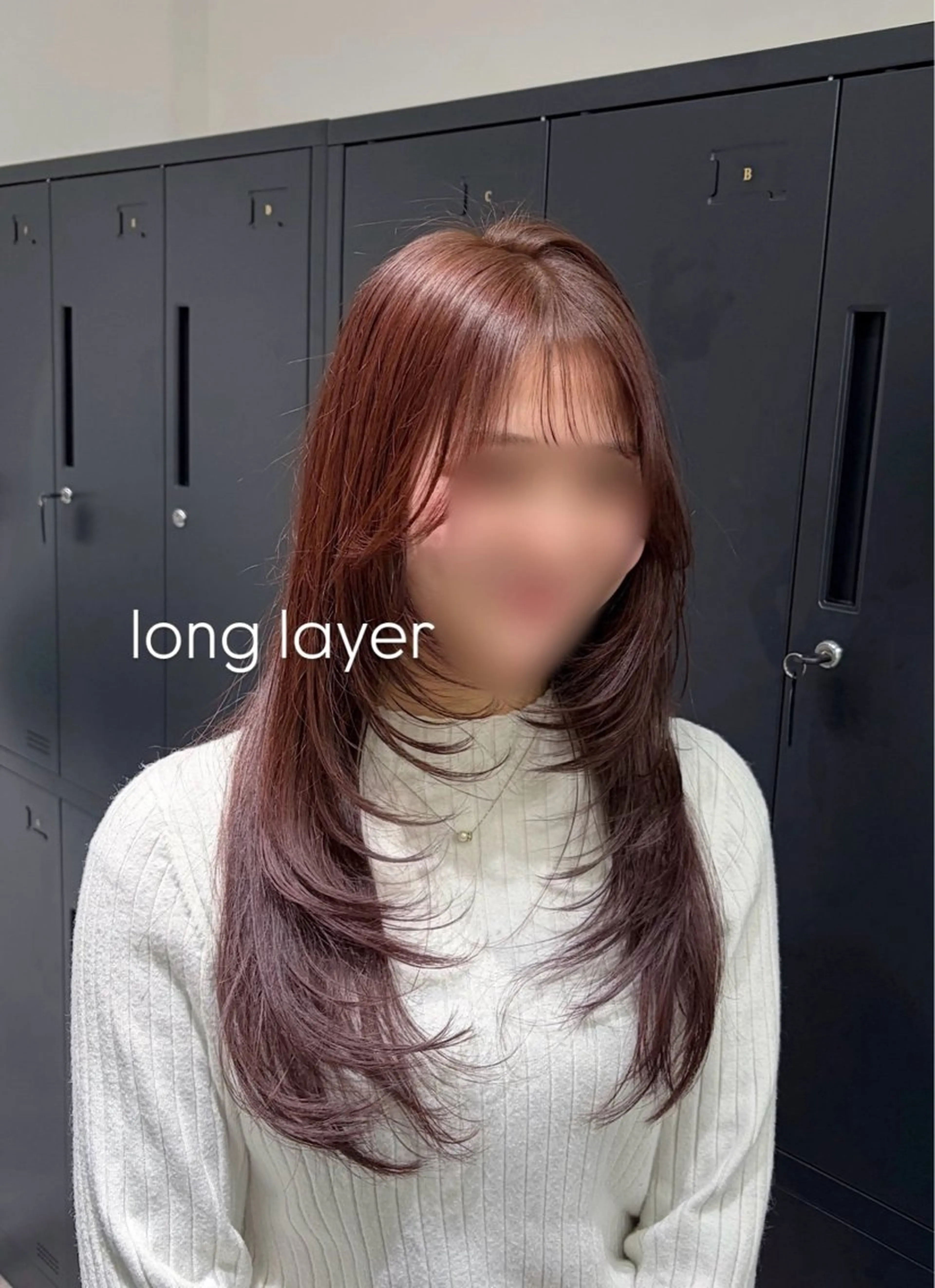 ロング カラー カット ヘアカラー limitみづき🌙 レイヤーカットのヘアスタイル