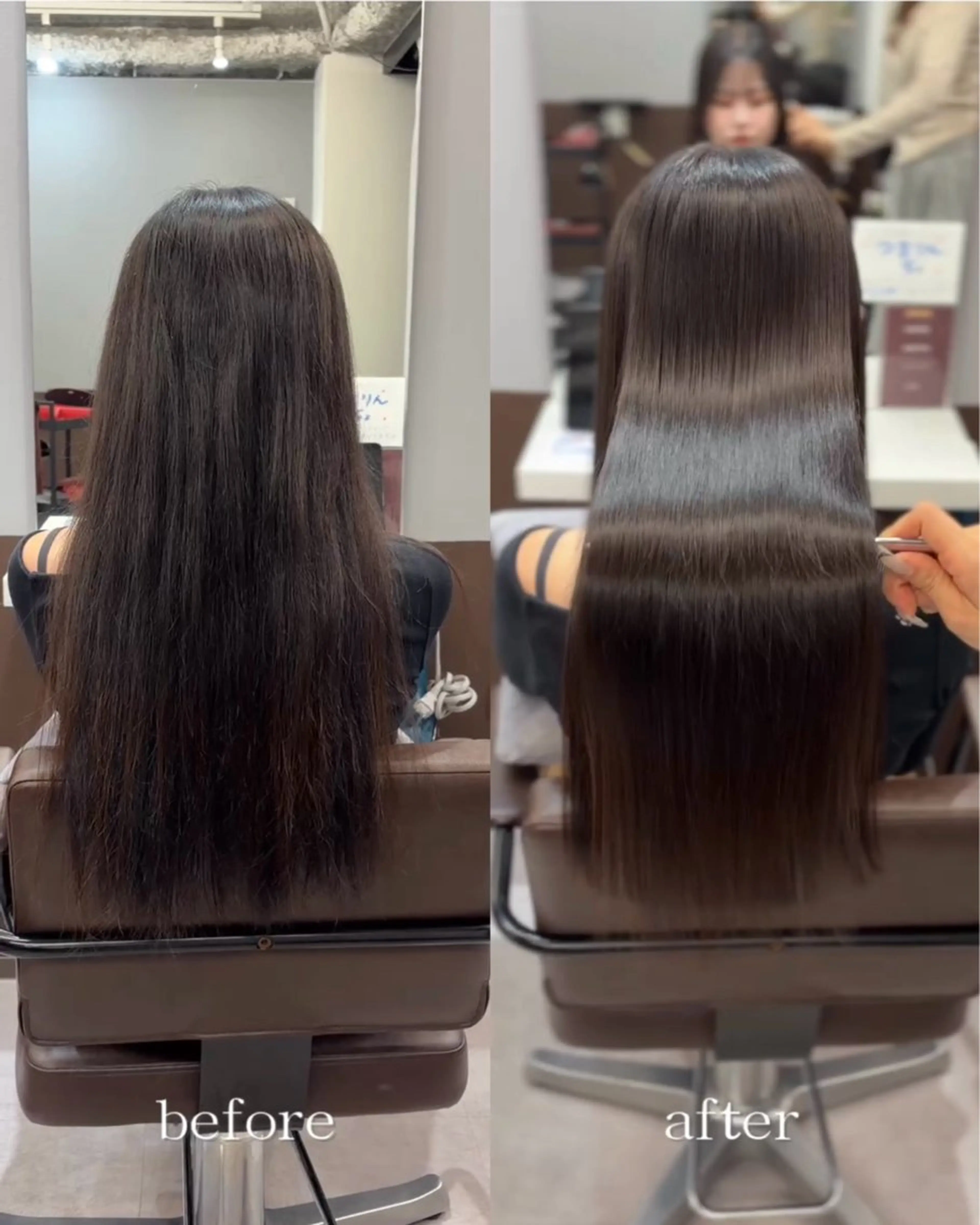🪽クセが気になる方🪽髪質改善ストレート（縮毛矯正）➕3step トリートメントの写真