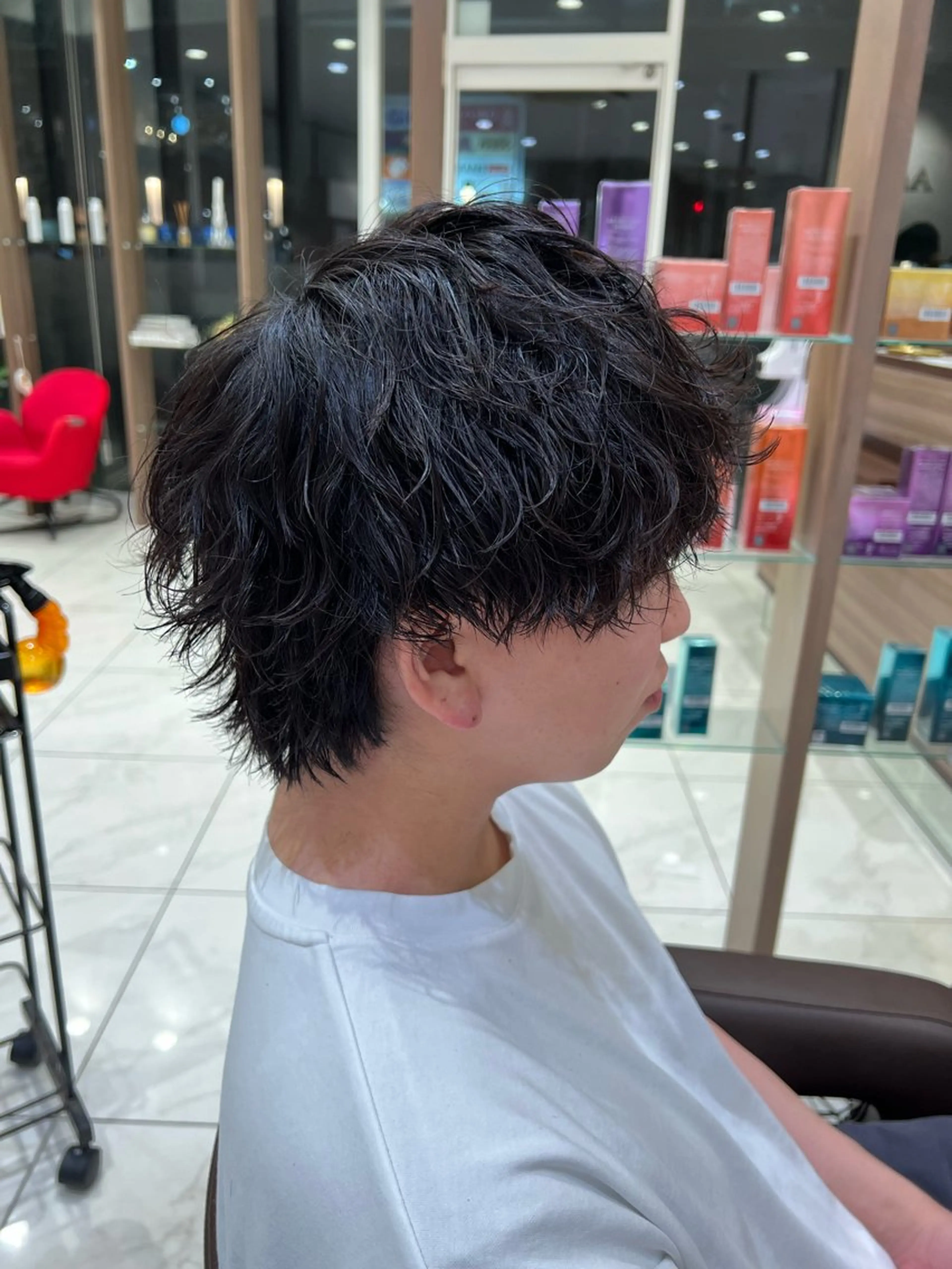 パーマ メンズ 縮毛矯正 トリートメント 美髪縮毛矯正/曲がる 縮毛矯正/佐野友尉のヘアスタイル