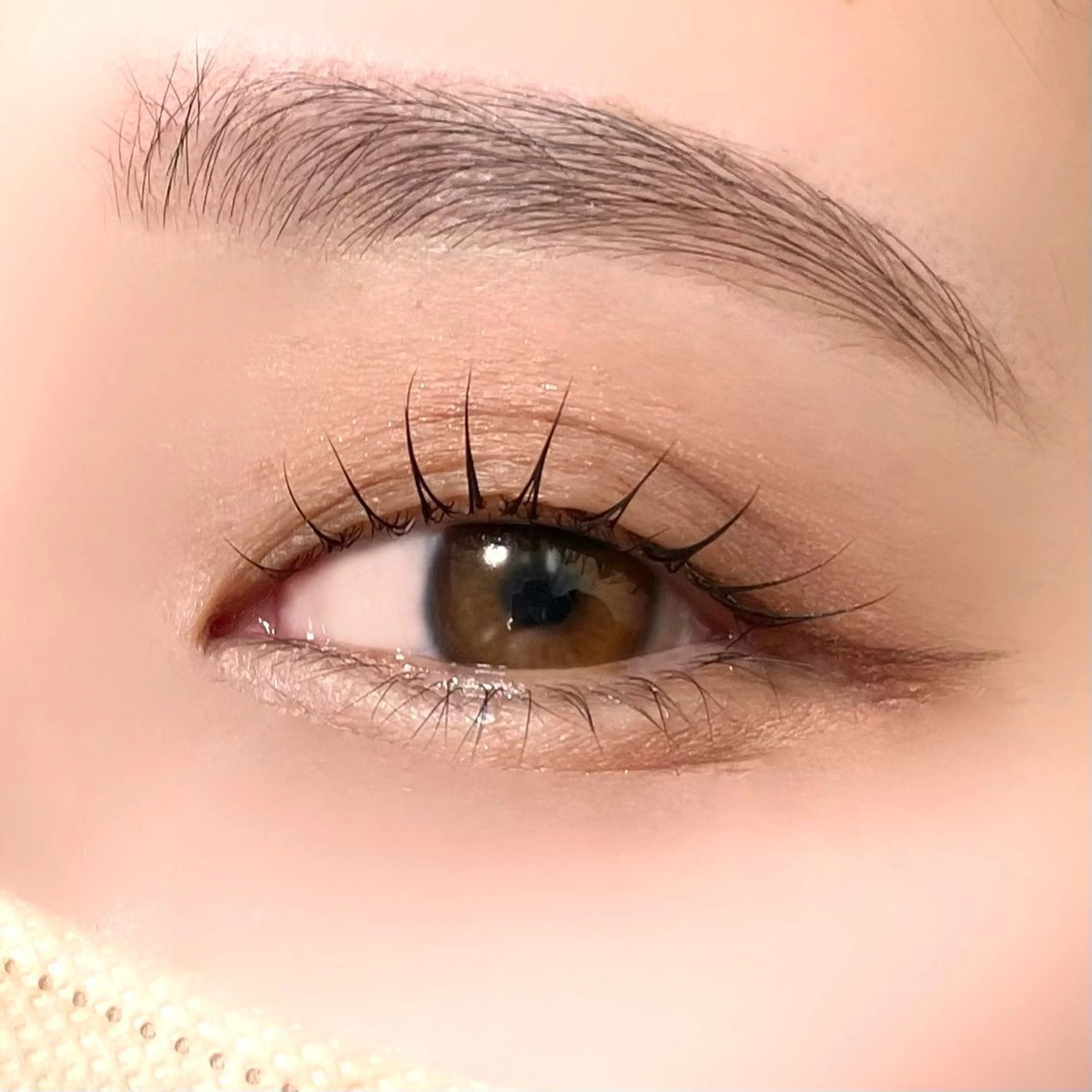 マツエク・マツパ 束感まつ毛 パリジェンヌラッシュリフト まつげパーマ 一重×まつ毛パーマ 渋谷／束感まつげ パーマ／YUKIのマツエク・マツパデザイン