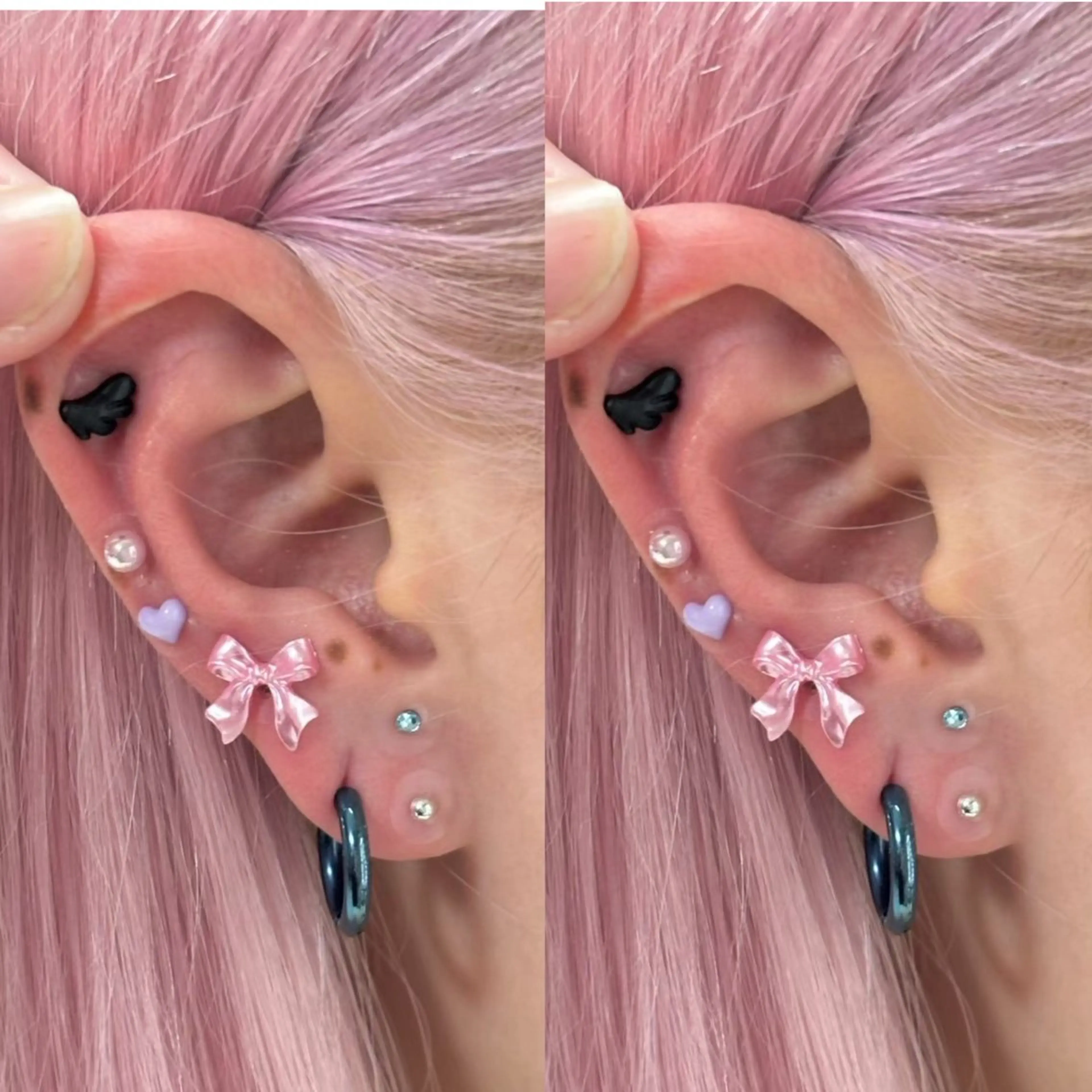 【🫧minimo限定🫧】💕オシャレしながら不調ケア💕耳ツボジュエリー10ピース🎀の写真