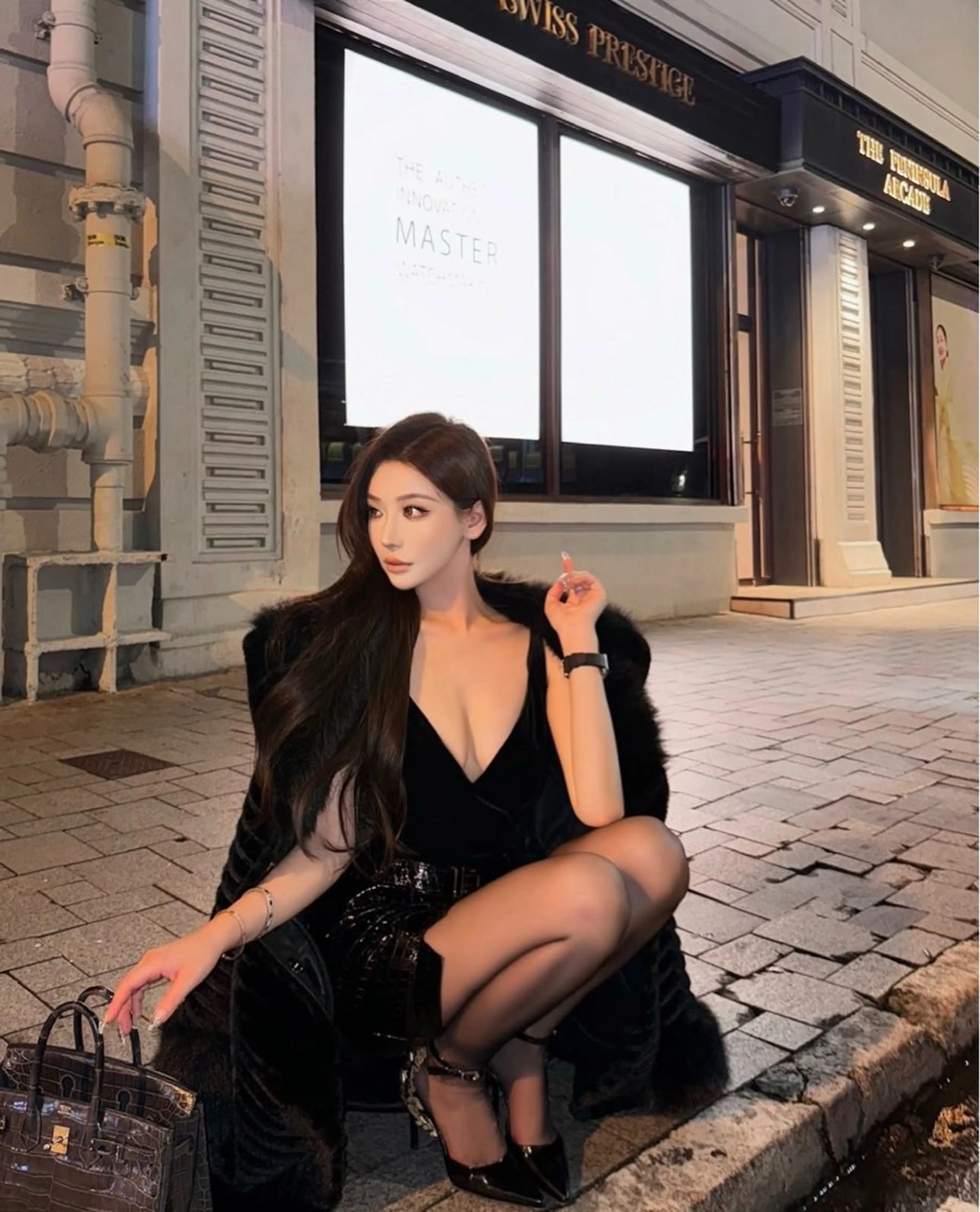 ロング カット ヘアカラー 中韓🇨🇳🇰🇷 🤍TAKAHIROのヘアスタイル