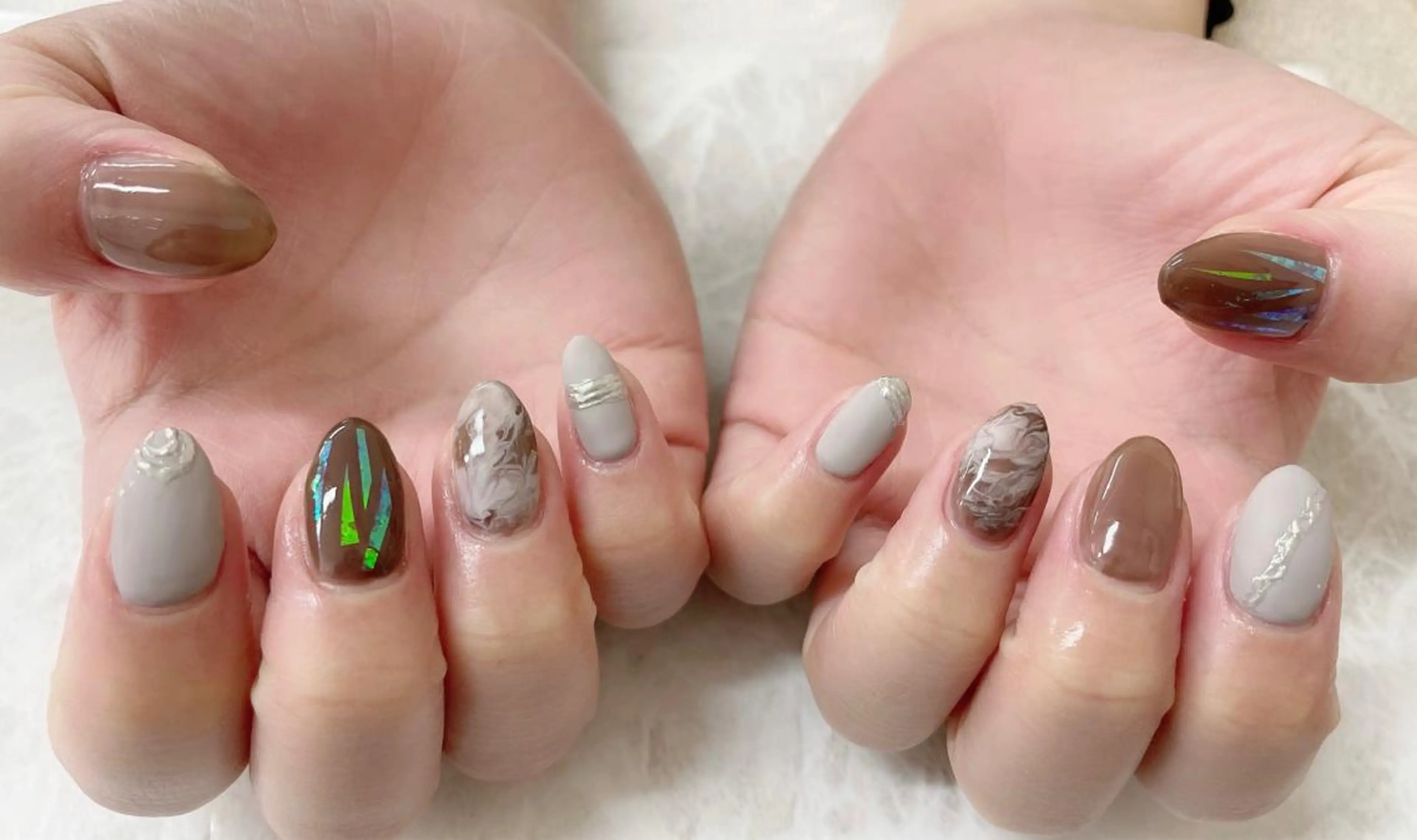 ネイル ニュアンスネイル Belle Fleuveのマツエク・マツパデザイン